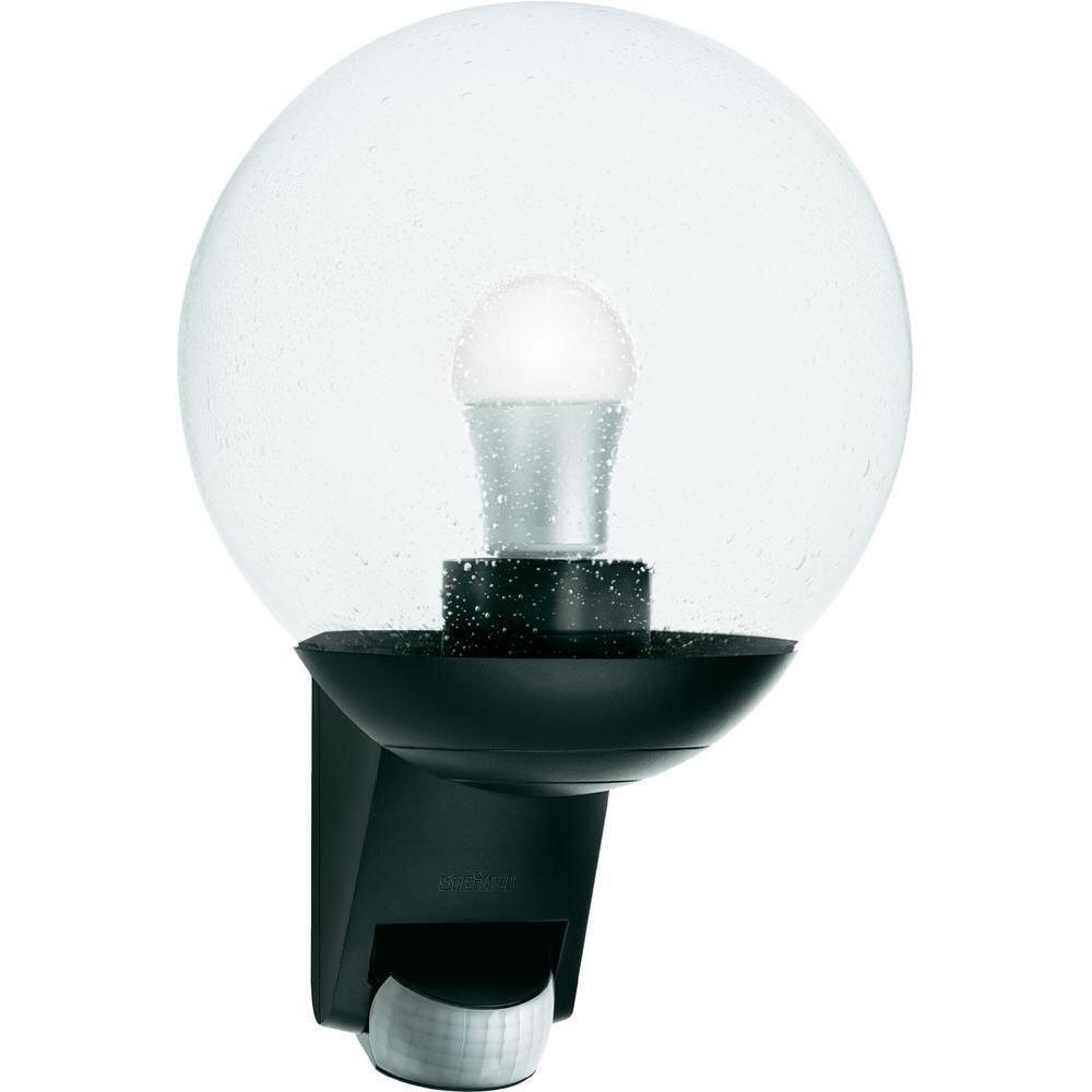 Applique classico da esterno L 585S nero con sensore di movimento IP44 E27 STEINEL - 11
