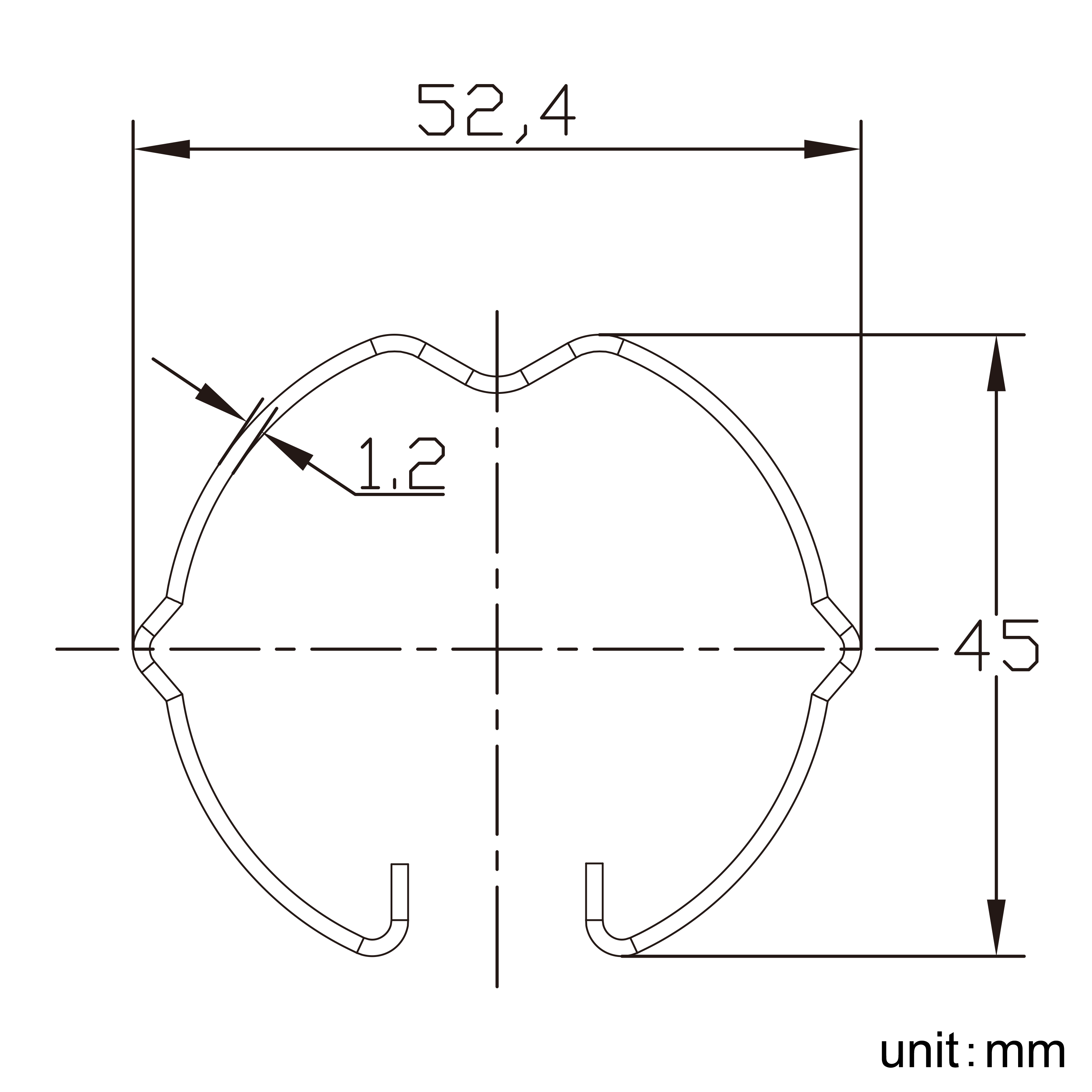 Lot de 4 ressorts anneau fixe INSPIRE acier - 3