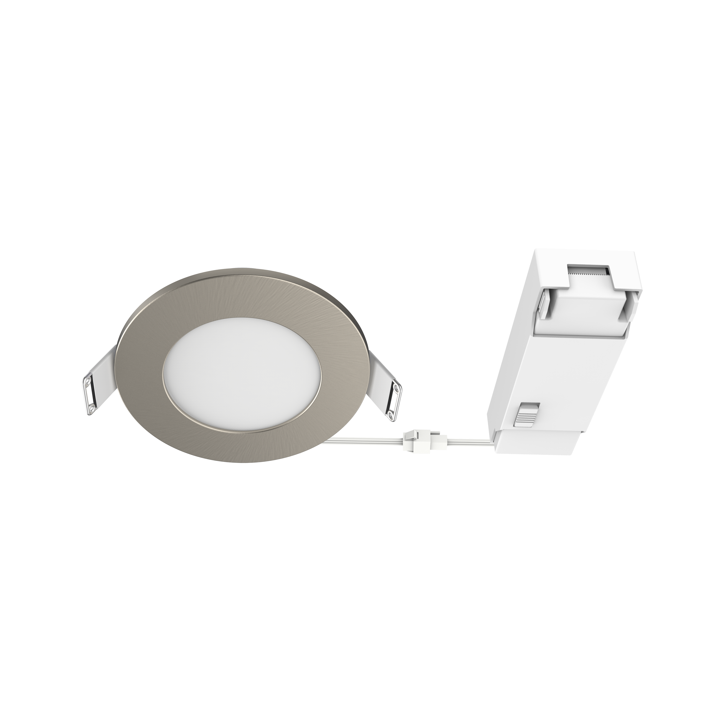 3 spots LED encastré salle de bain Kilia IP65, blanc chaud/neutre, acier Inspire - 8