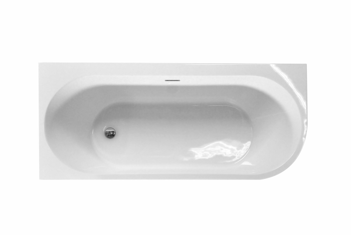 Baignoire îlot l.75 x L.170cm blanc Sophia version gauche BALNEO - 4