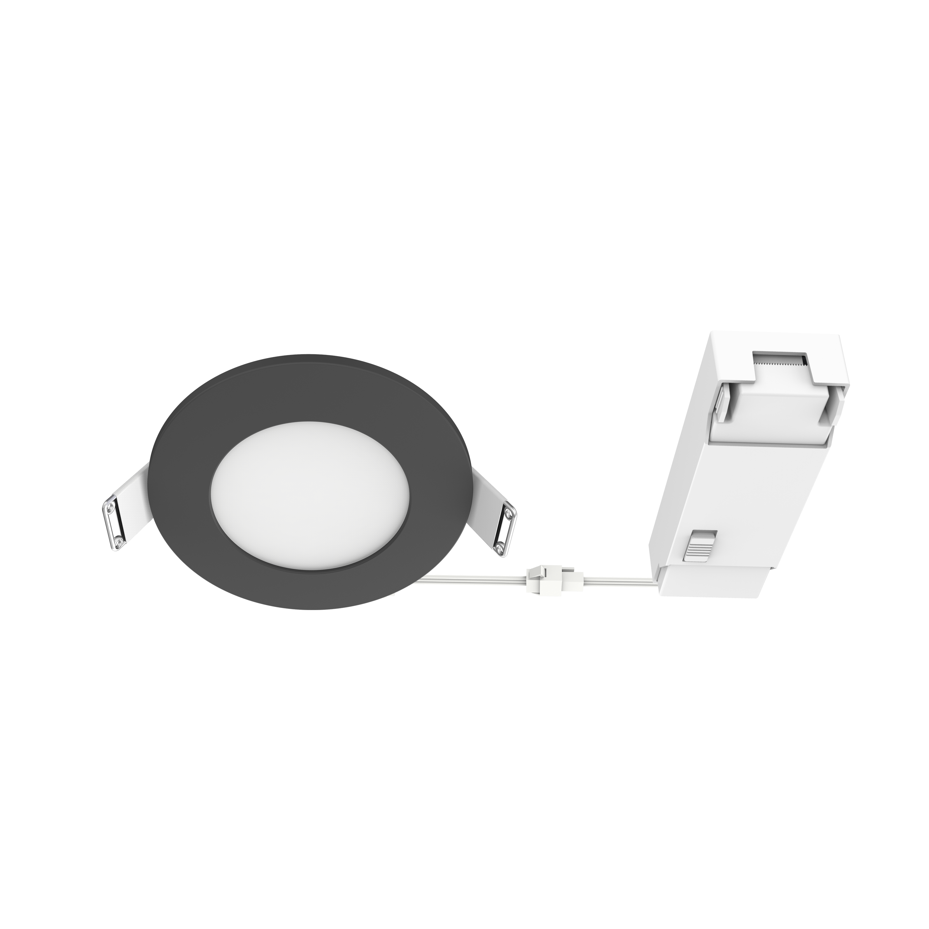 Spot LED encastré salle de bain Kilia IP65 blanc chaud/neutre rond noir Inspire - 8