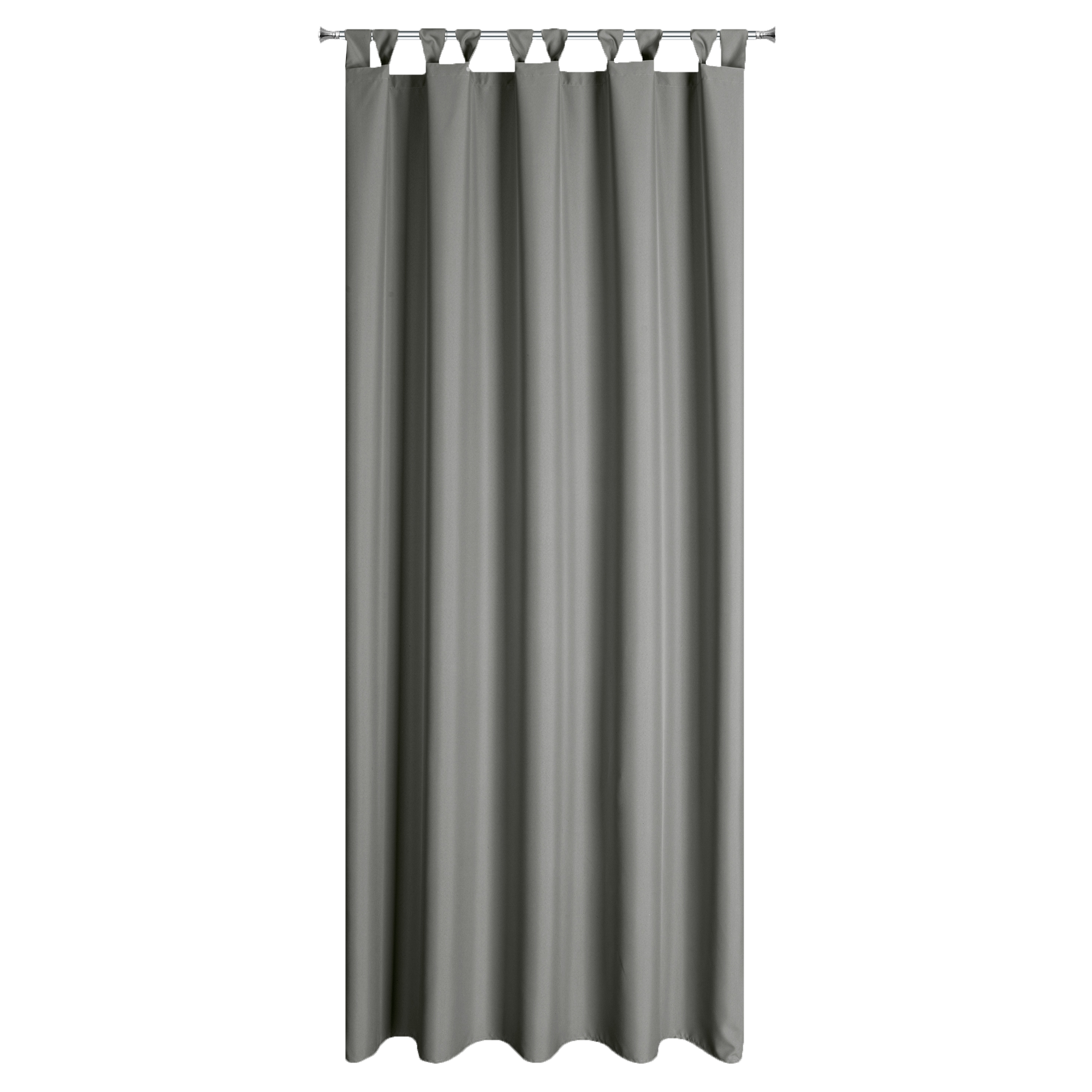 Zasłona ogrodowa Gardenia stalowa 155 x 220 cm na szelkach
