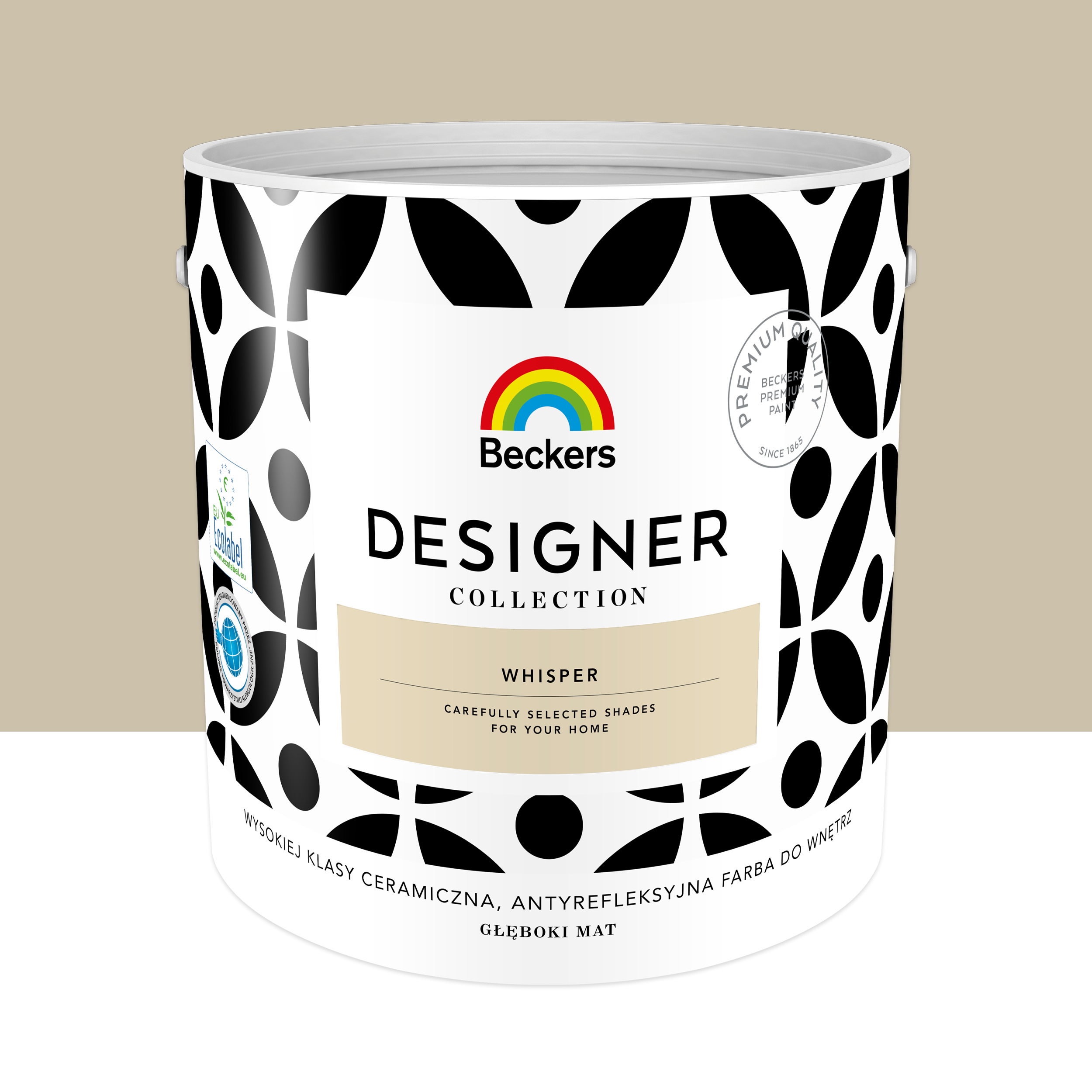 Farba ceramiczna Beckers Designer Collection Whisper 2.5 l
