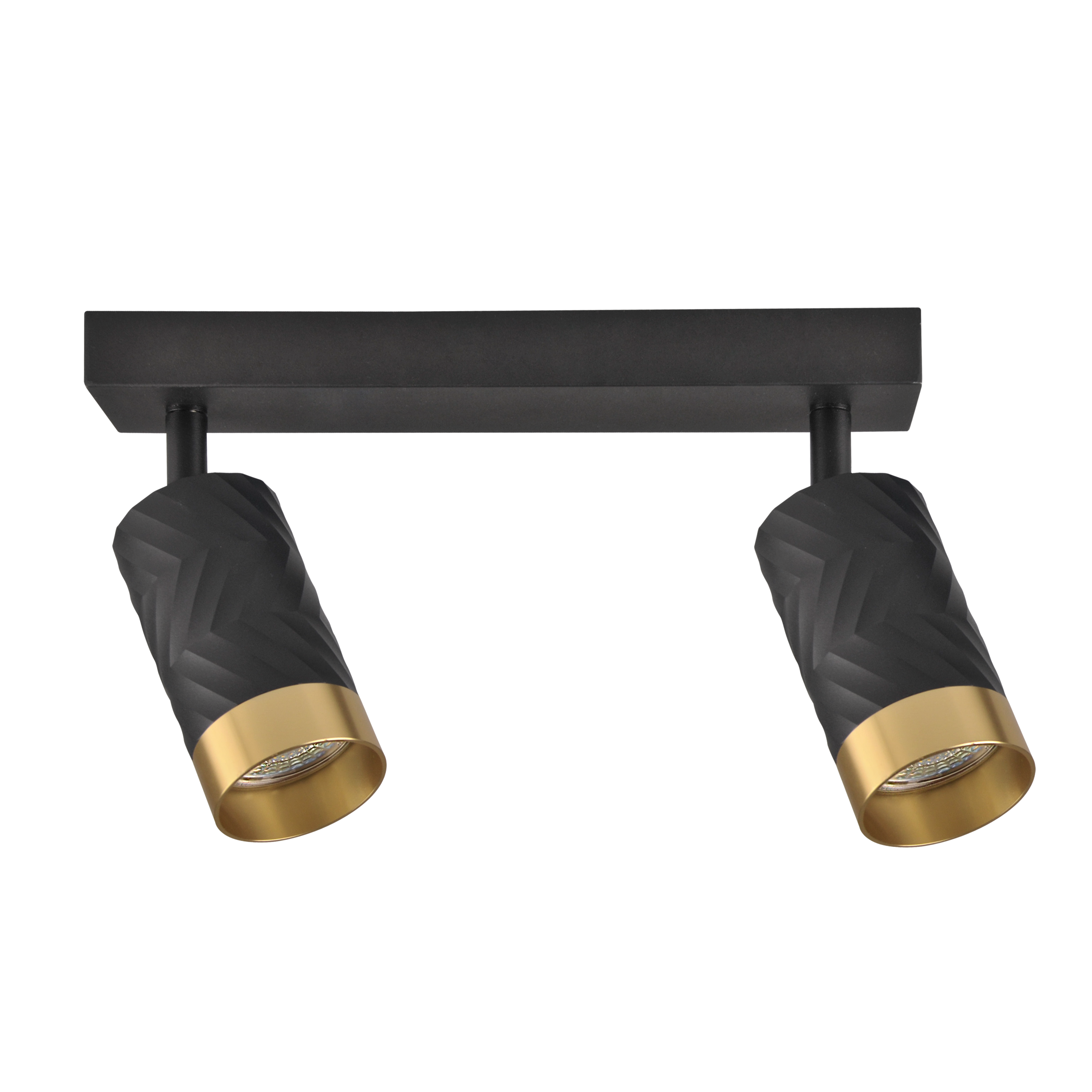 Listwa reflektorowa Arras czarno-złota 2 x GU10 Goldlux