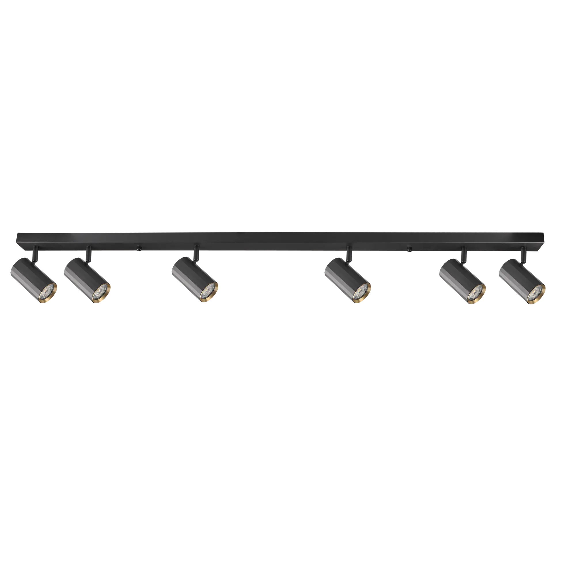 Listwa reflektorowa Nicea czarno-złota 6 x GU10 Goldlux