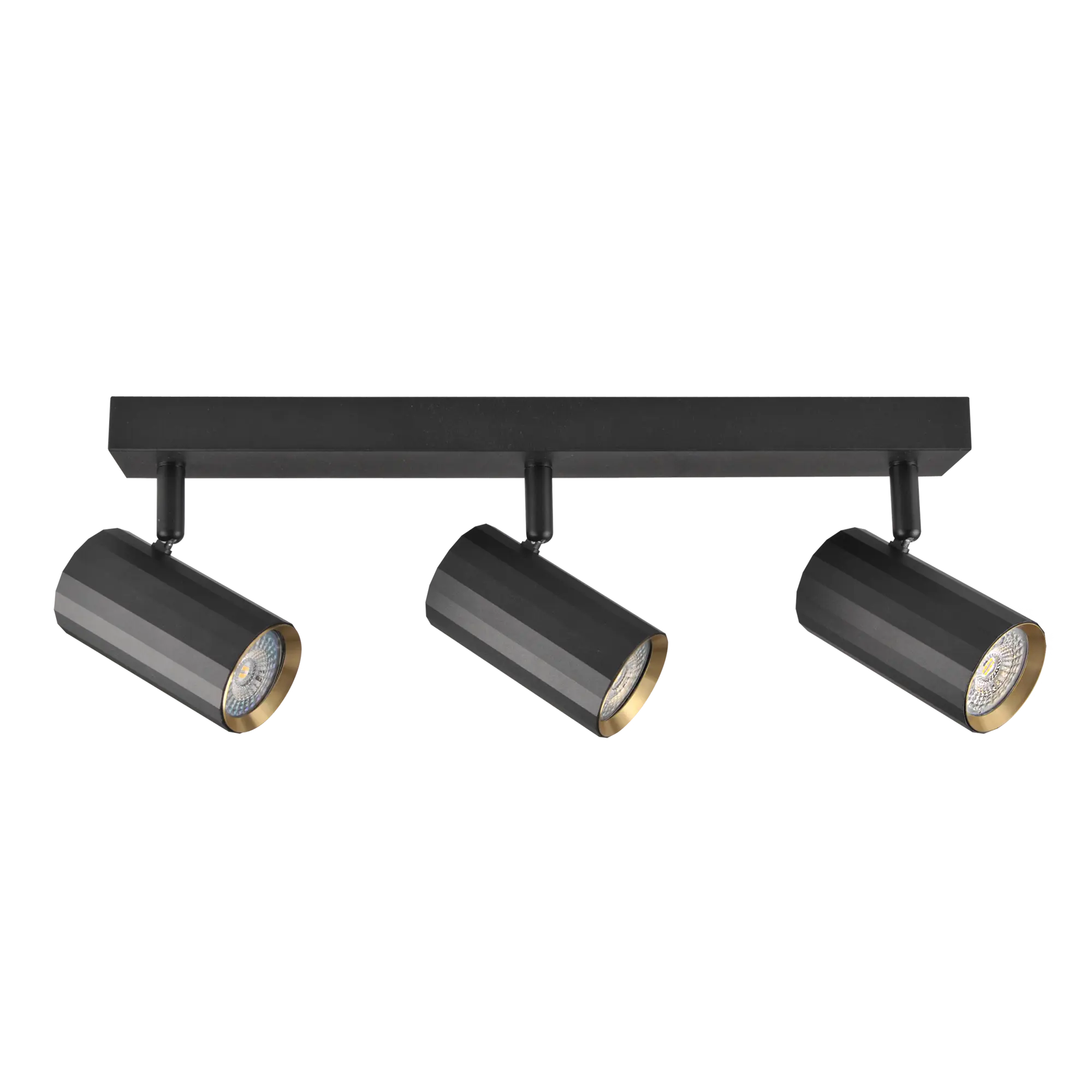 Listwa reflektorowa Nicea czarno-złota 3 x GU10 Goldlux