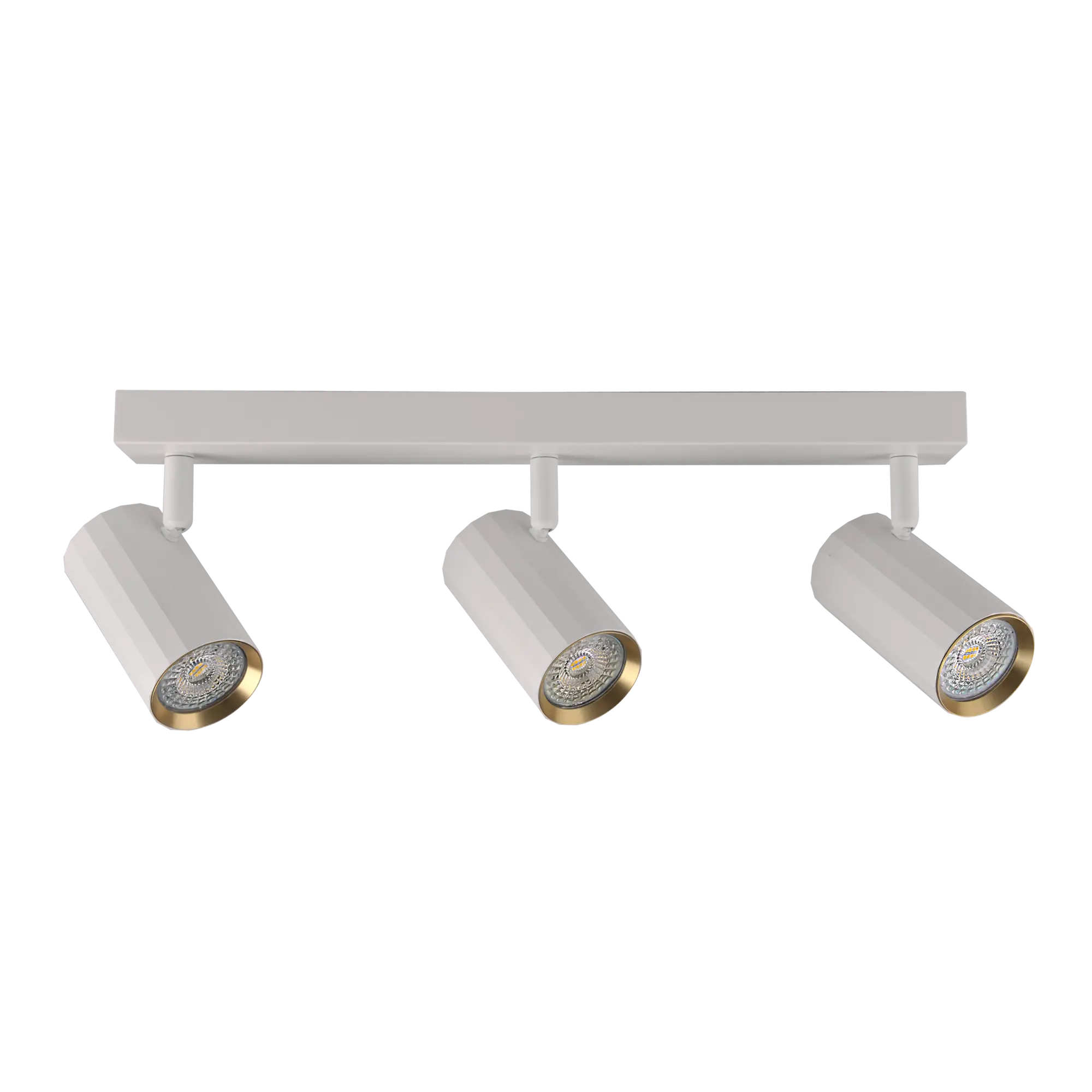 Listwa reflektorowa Nicea biało-złota 3 x GU10 Goldlux