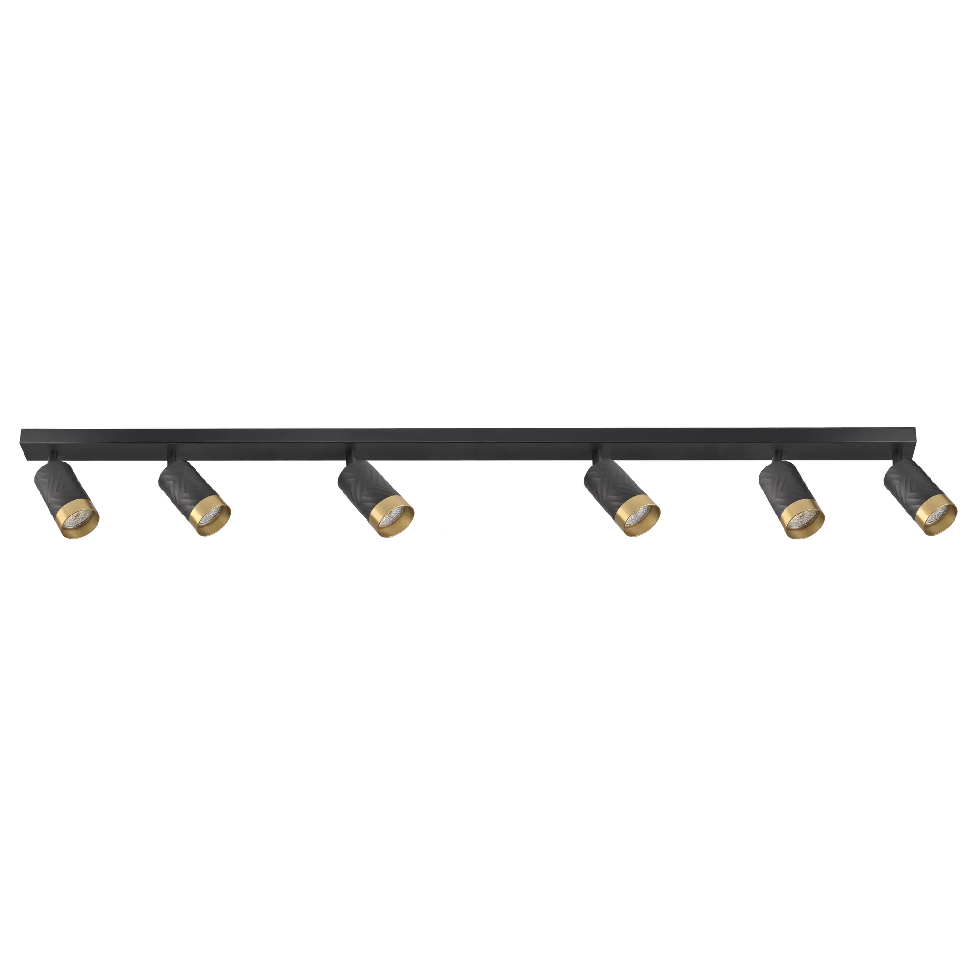 Listwa reflektorowa Arras czarno-złota 6 x GU10 Goldlux