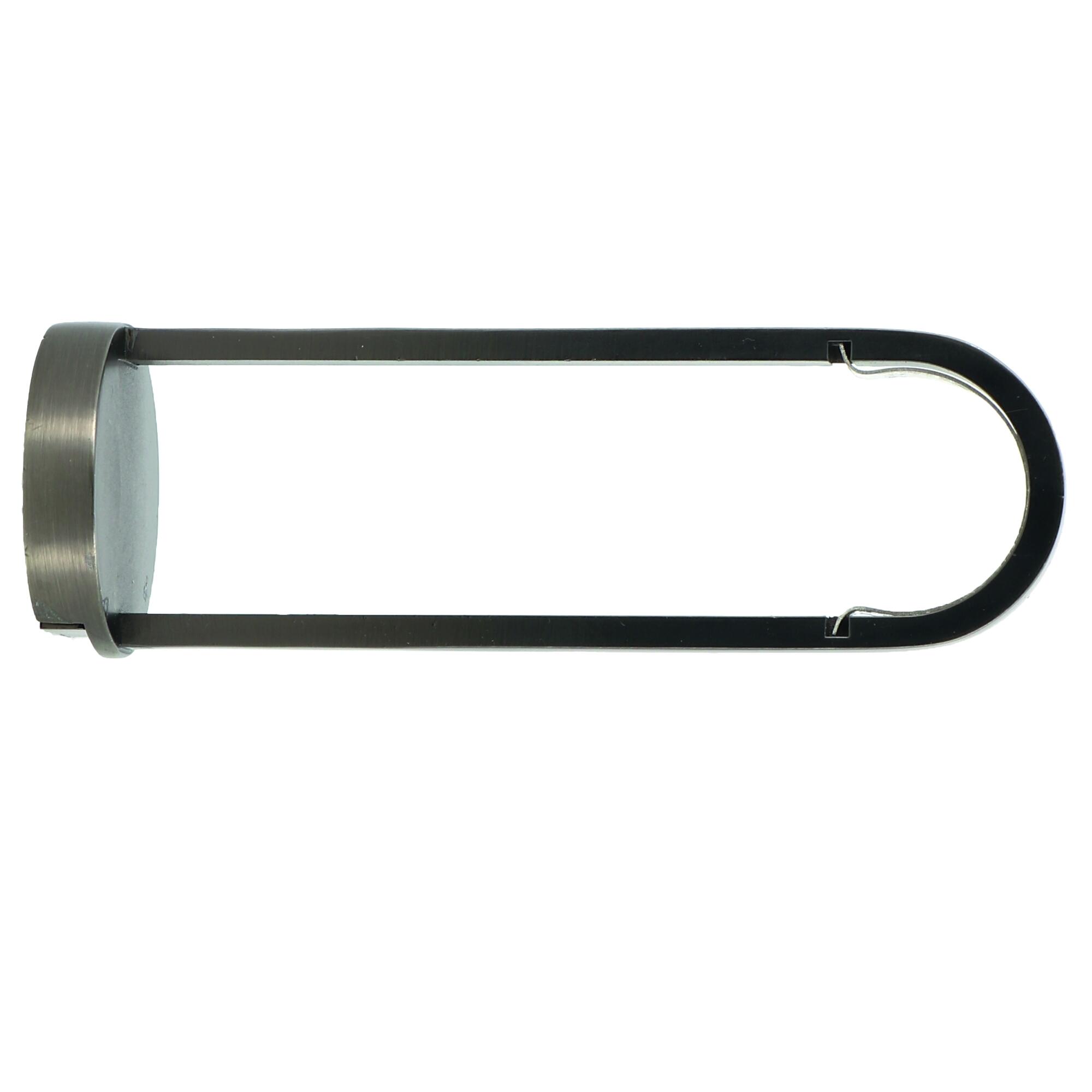 Soporte mosquetón 100 mm easyfix oro mate 28 mm