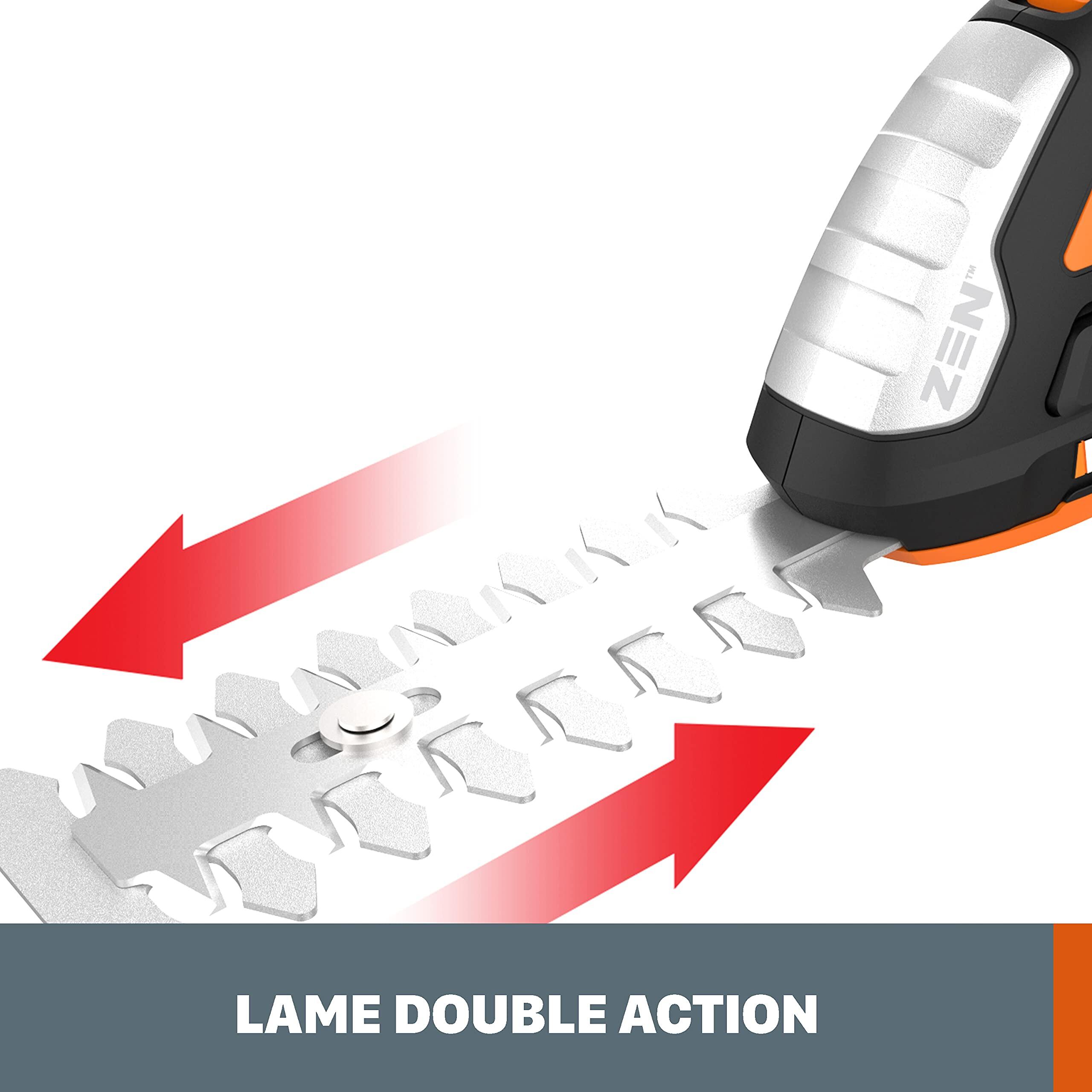 Sculpte-haies et Taille-herbes 20V WORX - WG801E.91 (Sans batterie ni chargeur) - 4