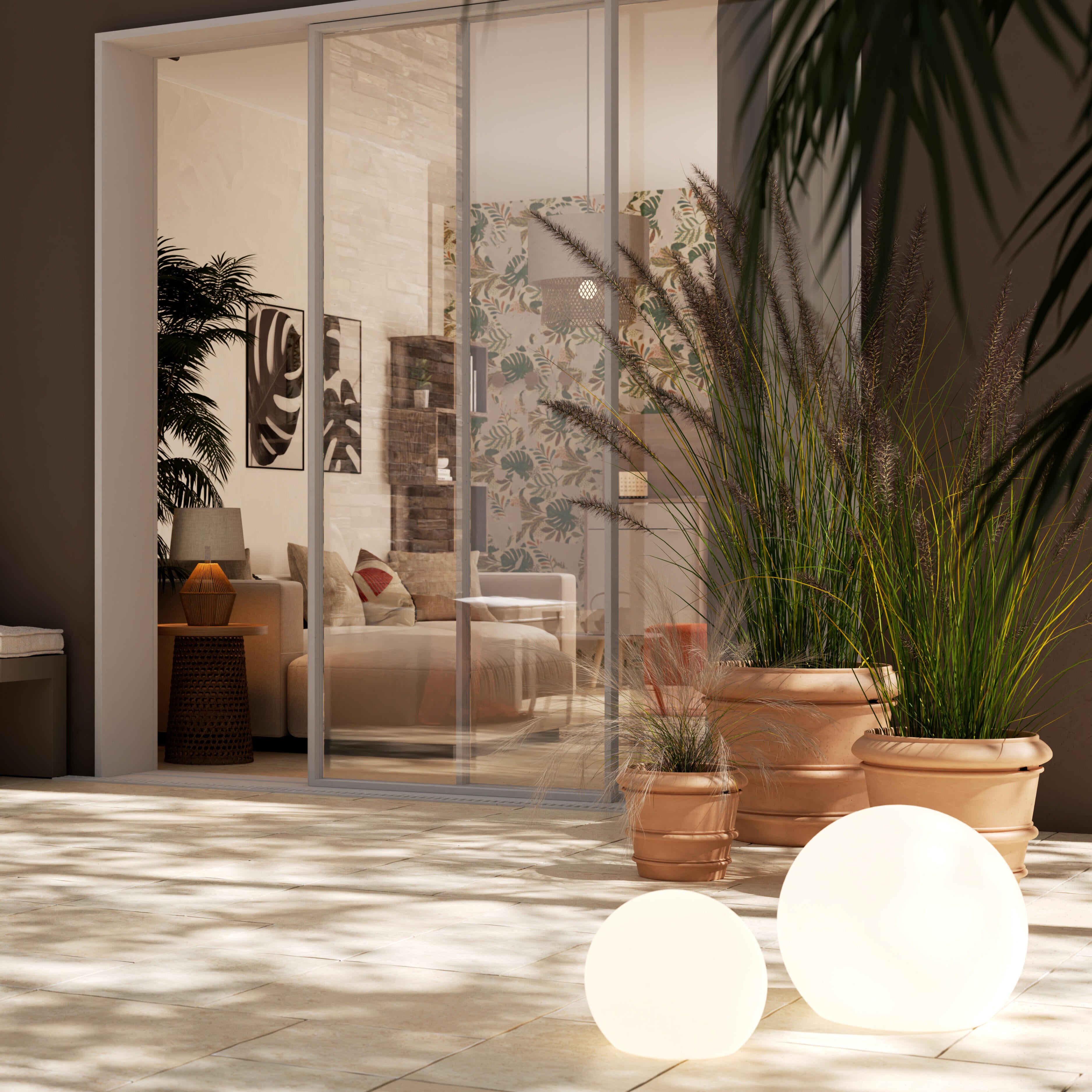 Lampada da esterno Buly H 55 cm, in polietilene E27 NEWGARDEN - 2