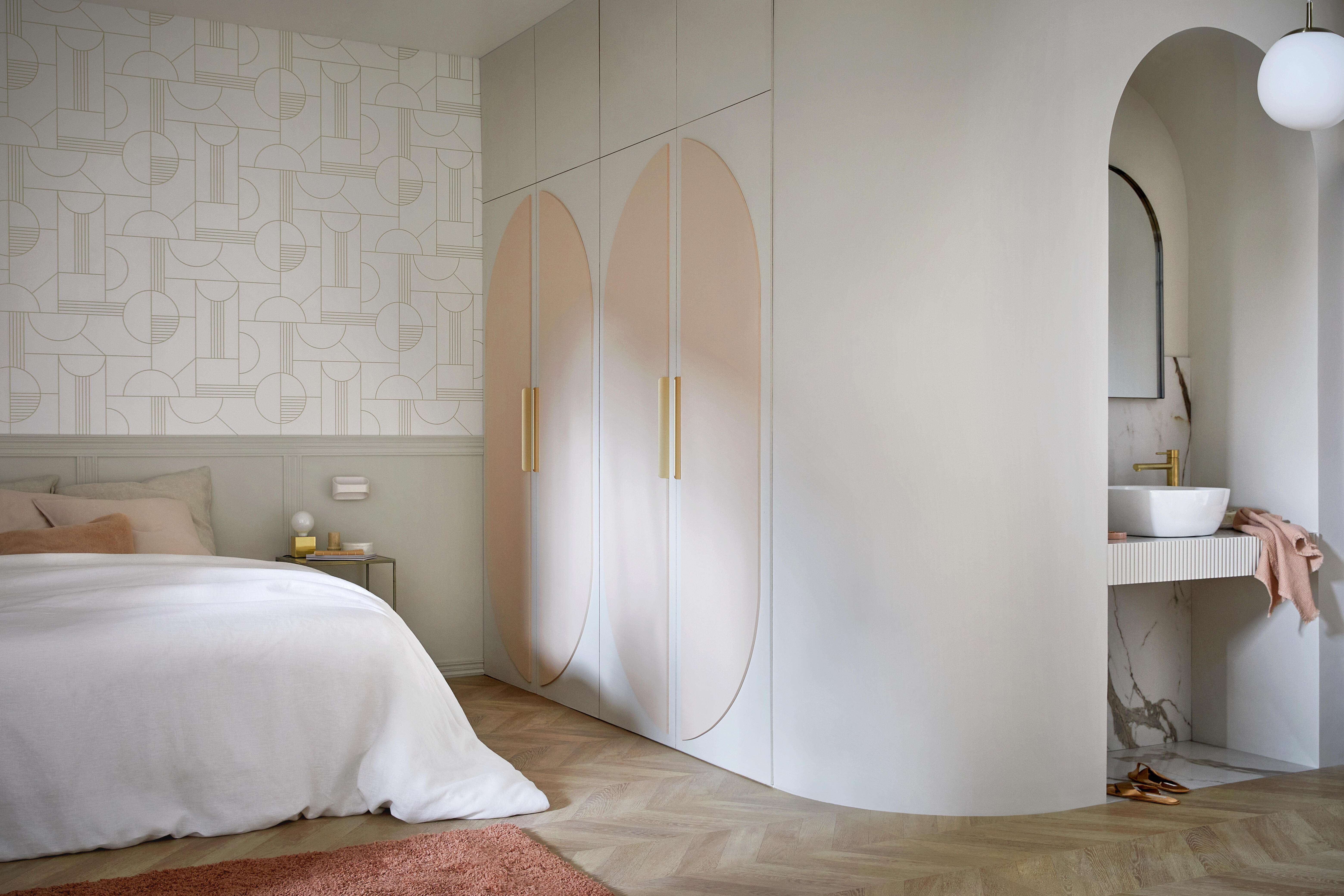 Poignée de meuble Neo, aluminium doré brossé, entraxe 160 mm - 8