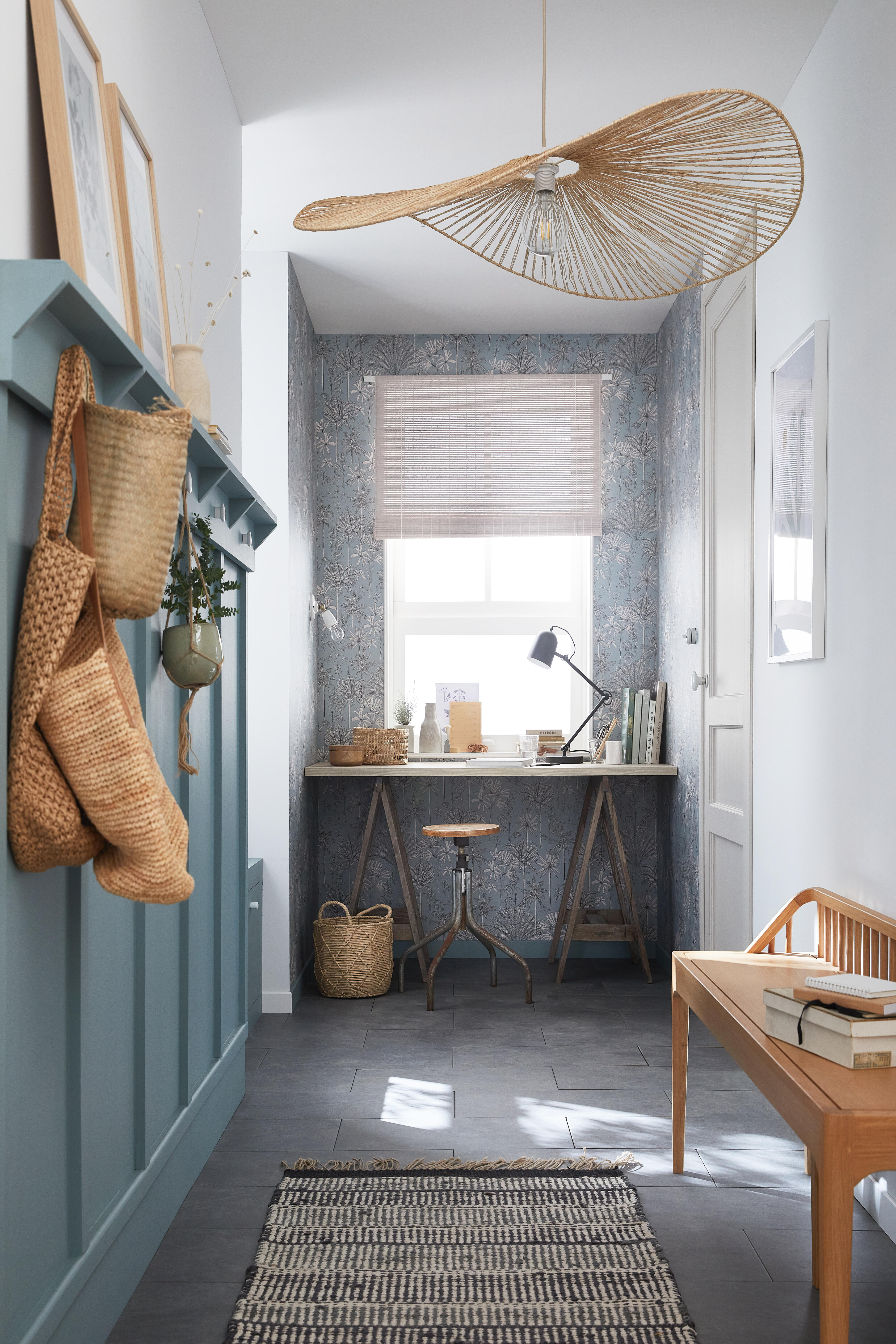 Peinture mur, boiserie bleu orage velours ENVIE Biosourcée 2L - 4