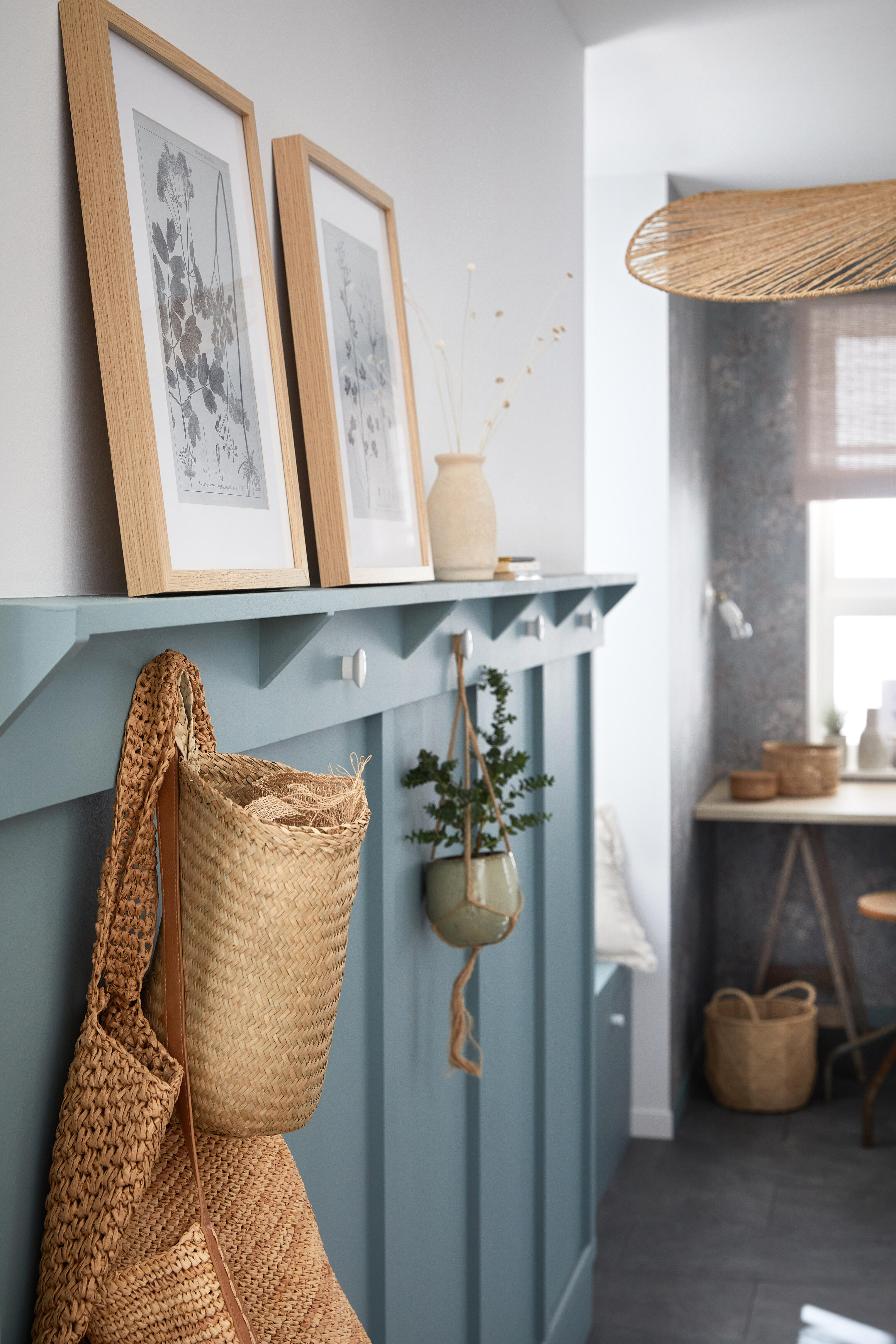 Peinture mur, boiserie bleu orage velours ENVIE Biosourcée 2L - 5