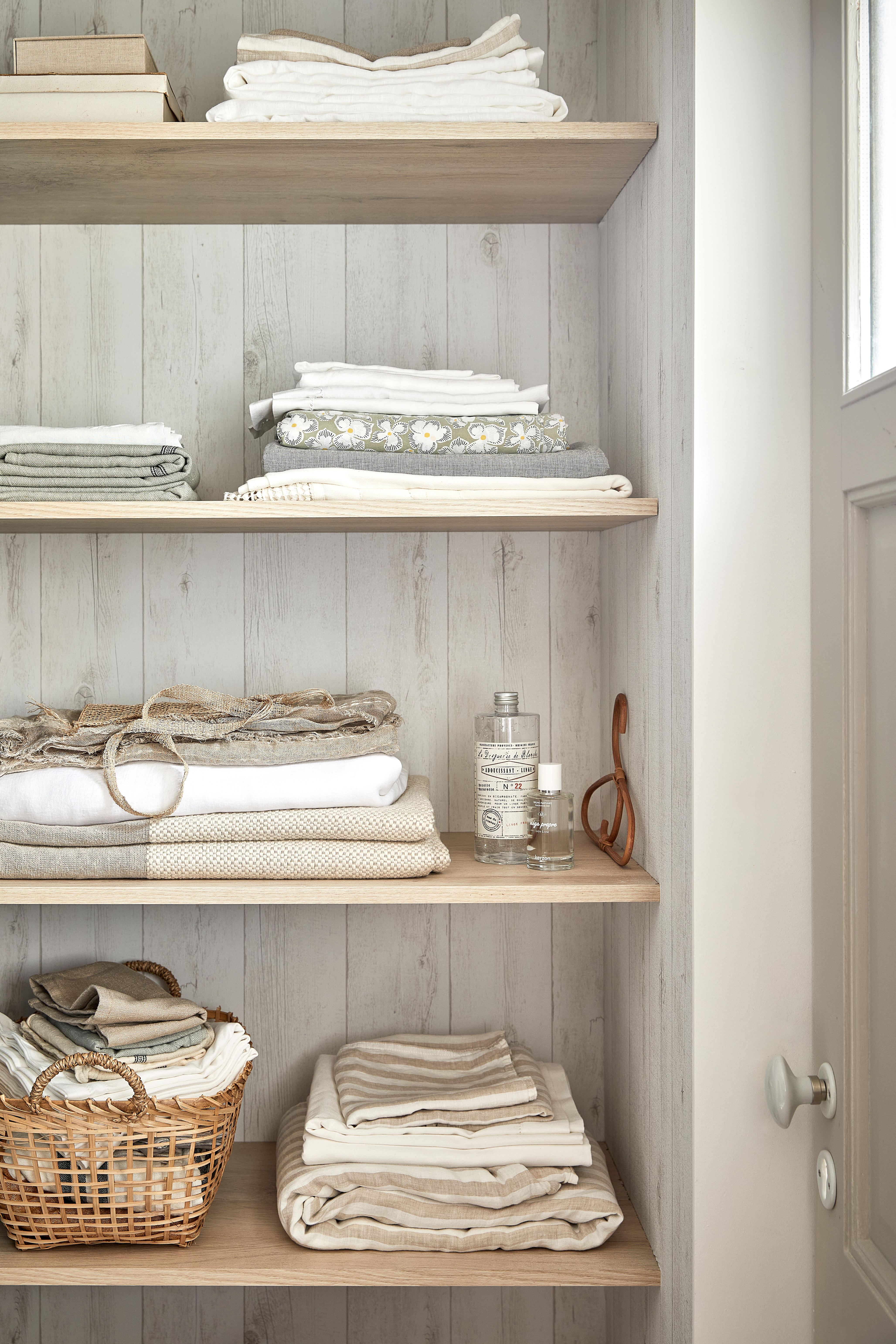 Papier peint vinyle sur intissé Planche de bois blanc - 6