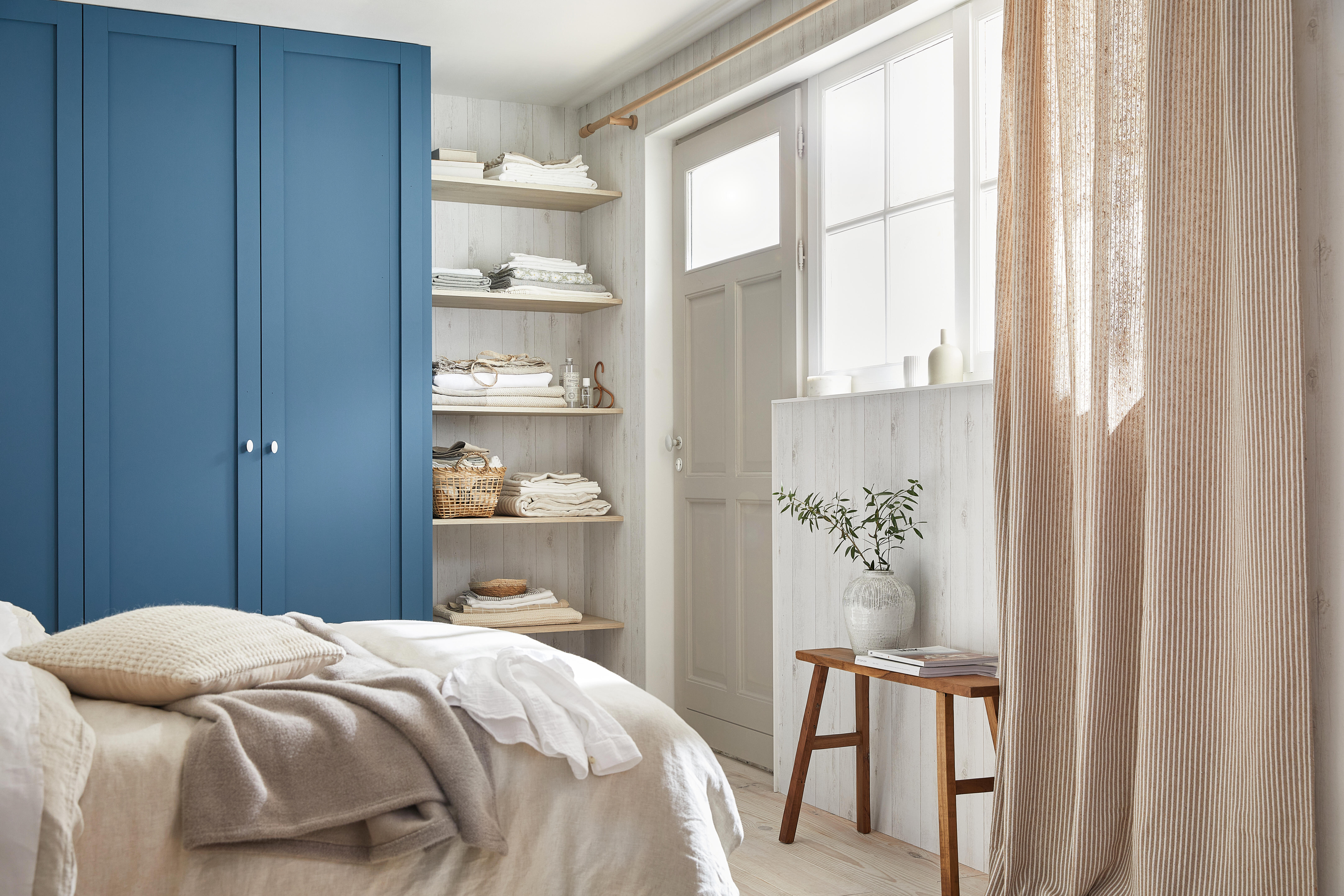 Papier peint vinyle sur intissé Planche de bois blanc - 4