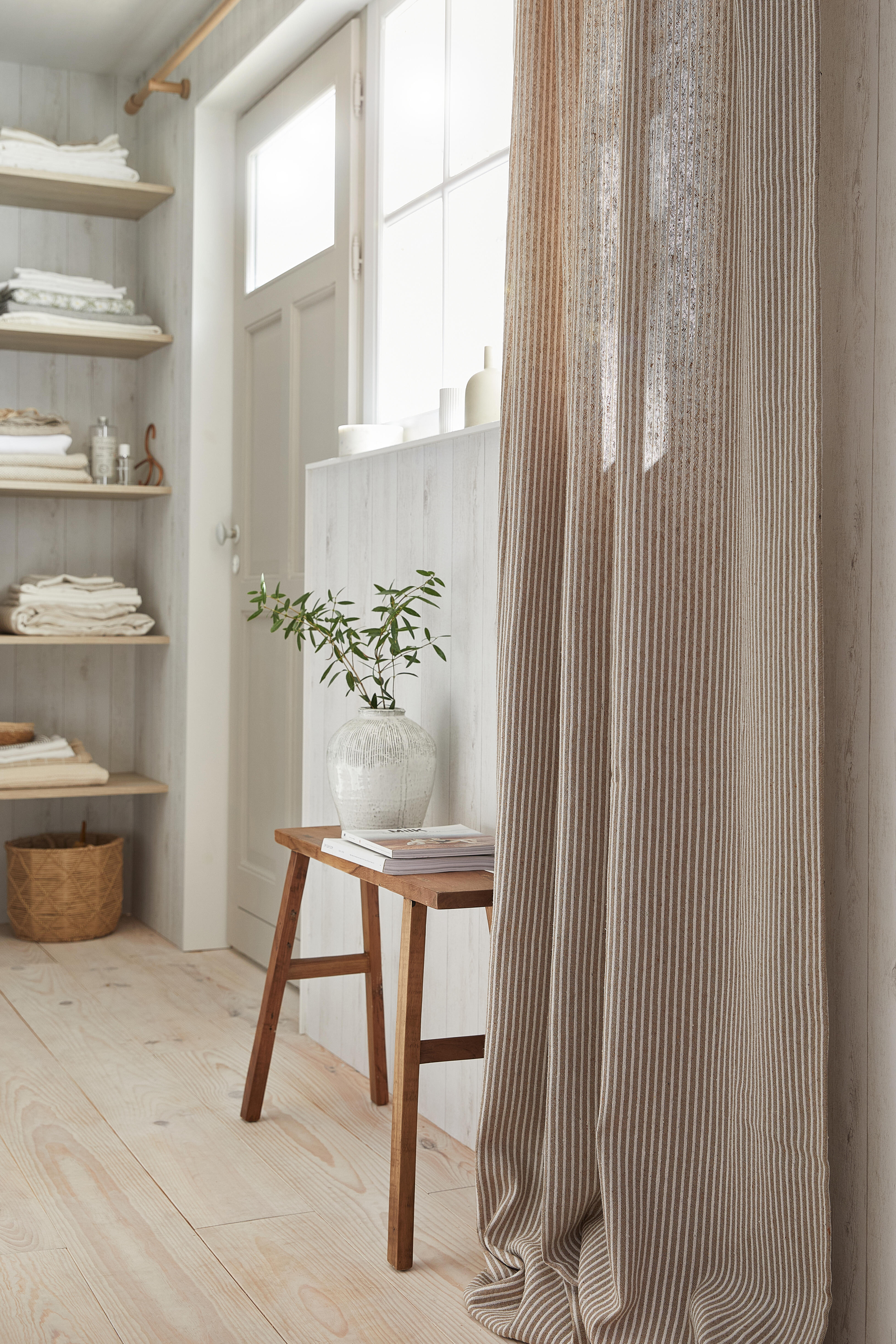 Papier peint vinyle sur intissé Planche de bois blanc - 2