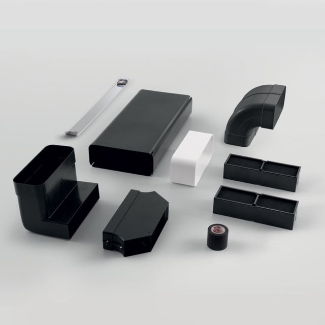 Kit de instalación filtrante BAJO ZÓCALO TURBOAIR negro