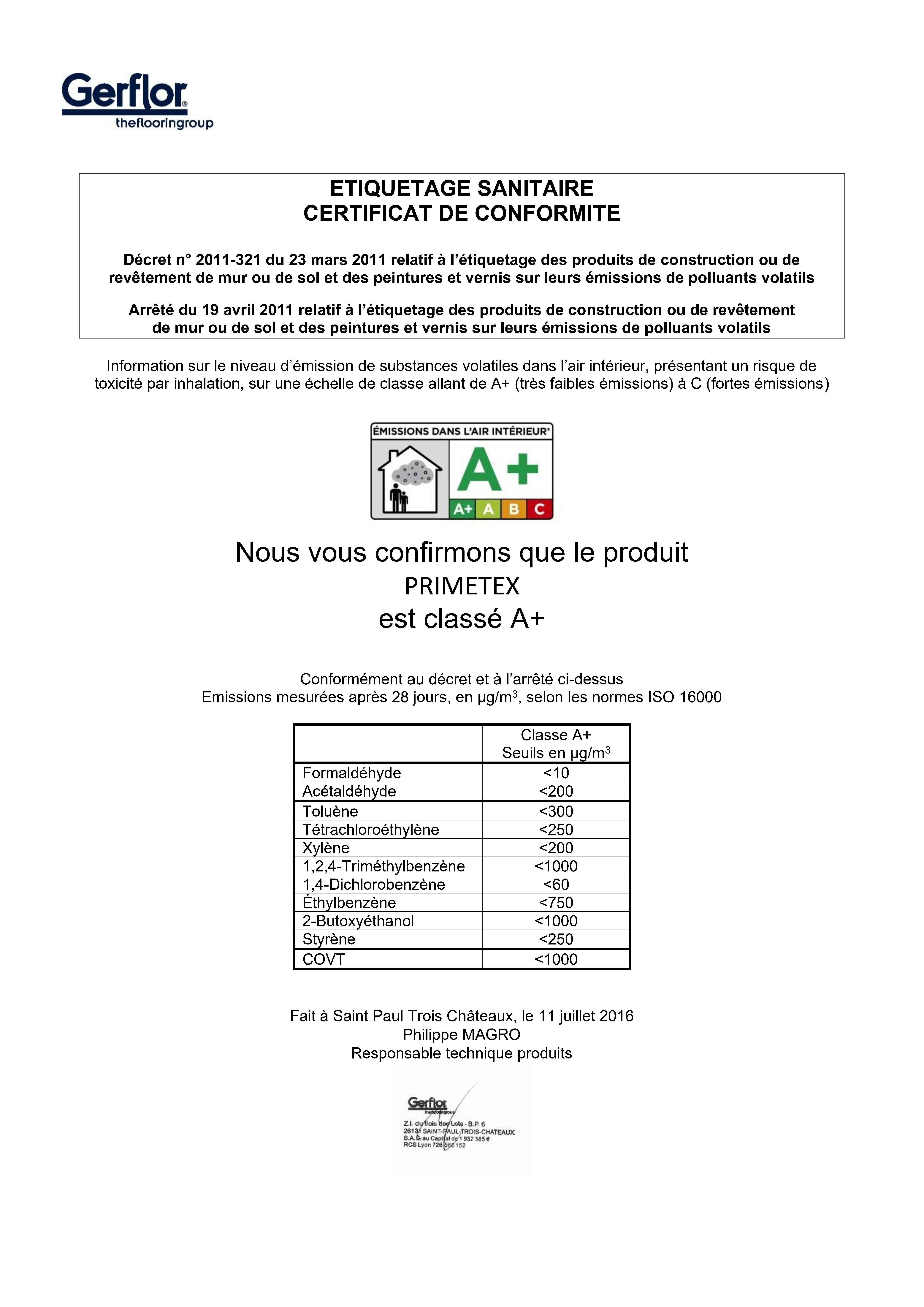 Echantillon sol pvc GERFLOR effet béton leone - 2