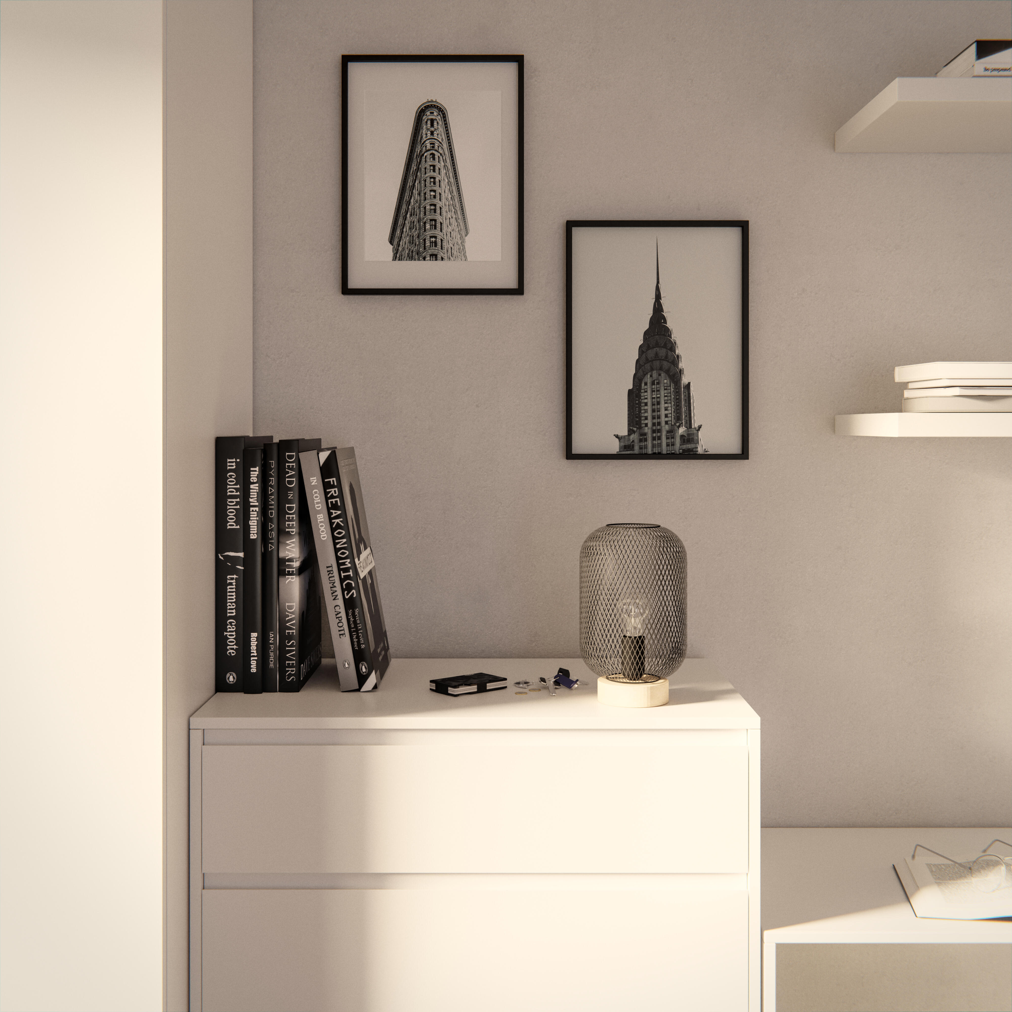 Cómoda 5 GAVETAS 109X80X48CM BRANCO - 16