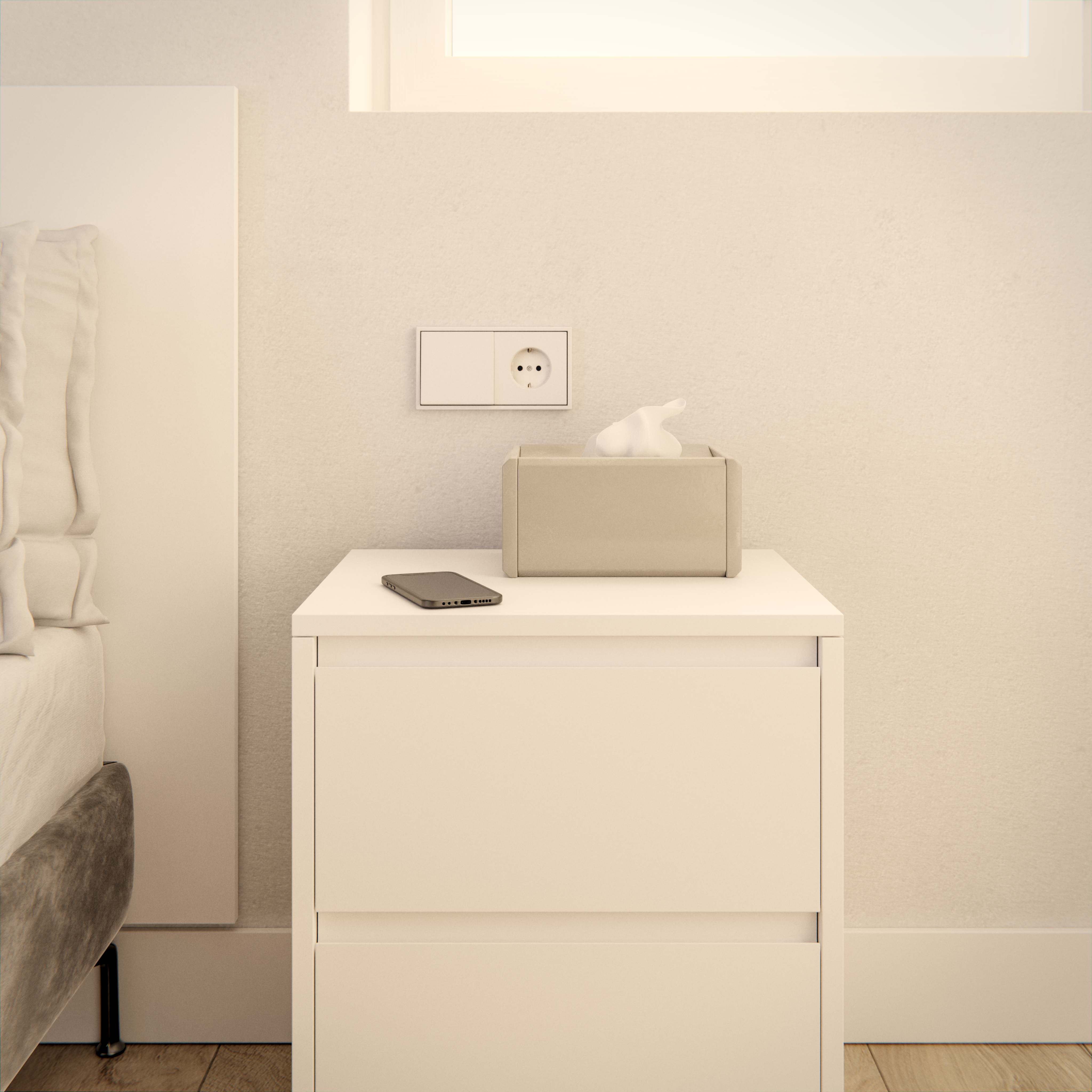 Tampo de melamina BRANCO 1200X797X16MM - 2