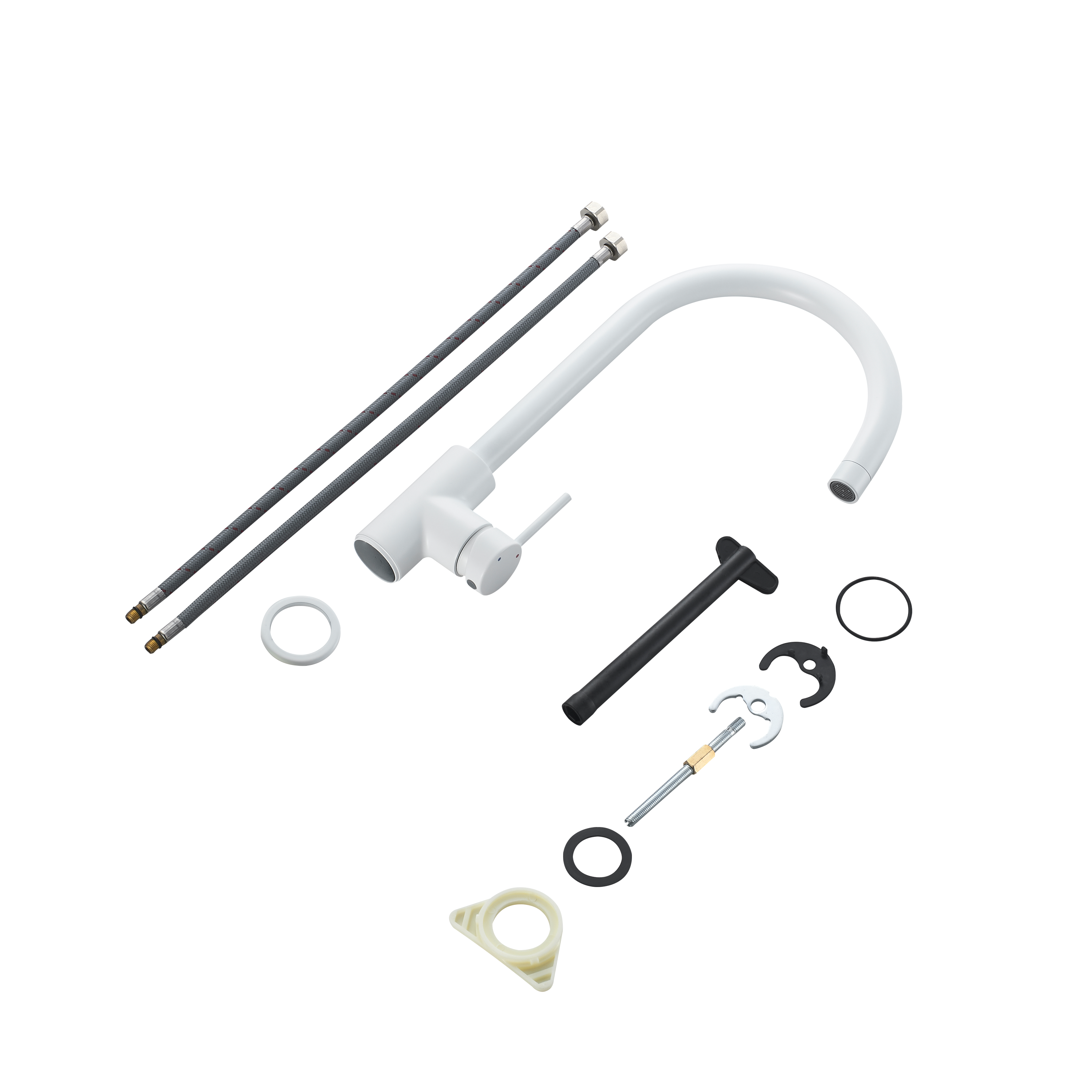 Robinet de cuisine blanc, Loa, DELINIA - 4