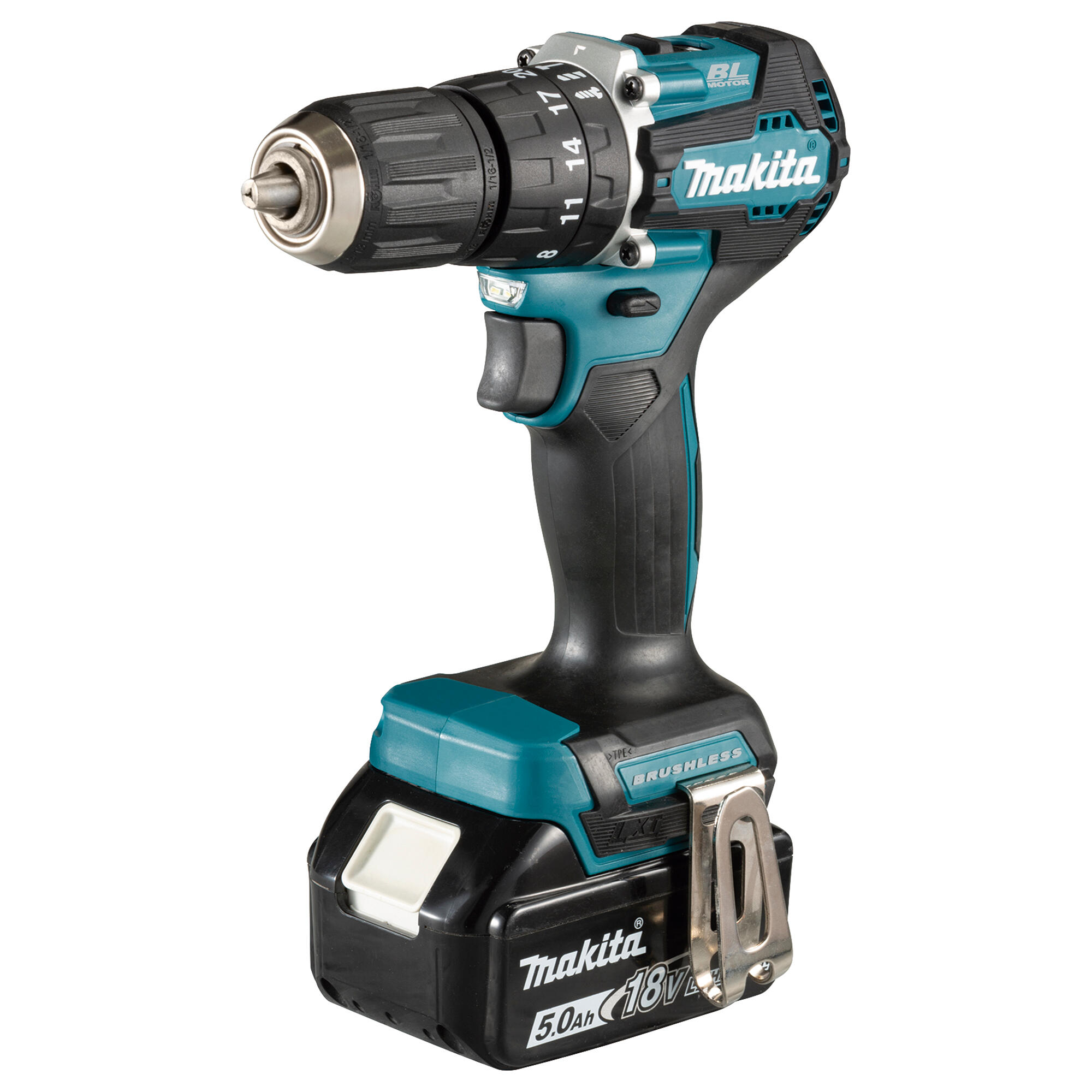 Taladro a batería MAKITA 18V Brushless - 2 baterias - Taladro percutor - 2