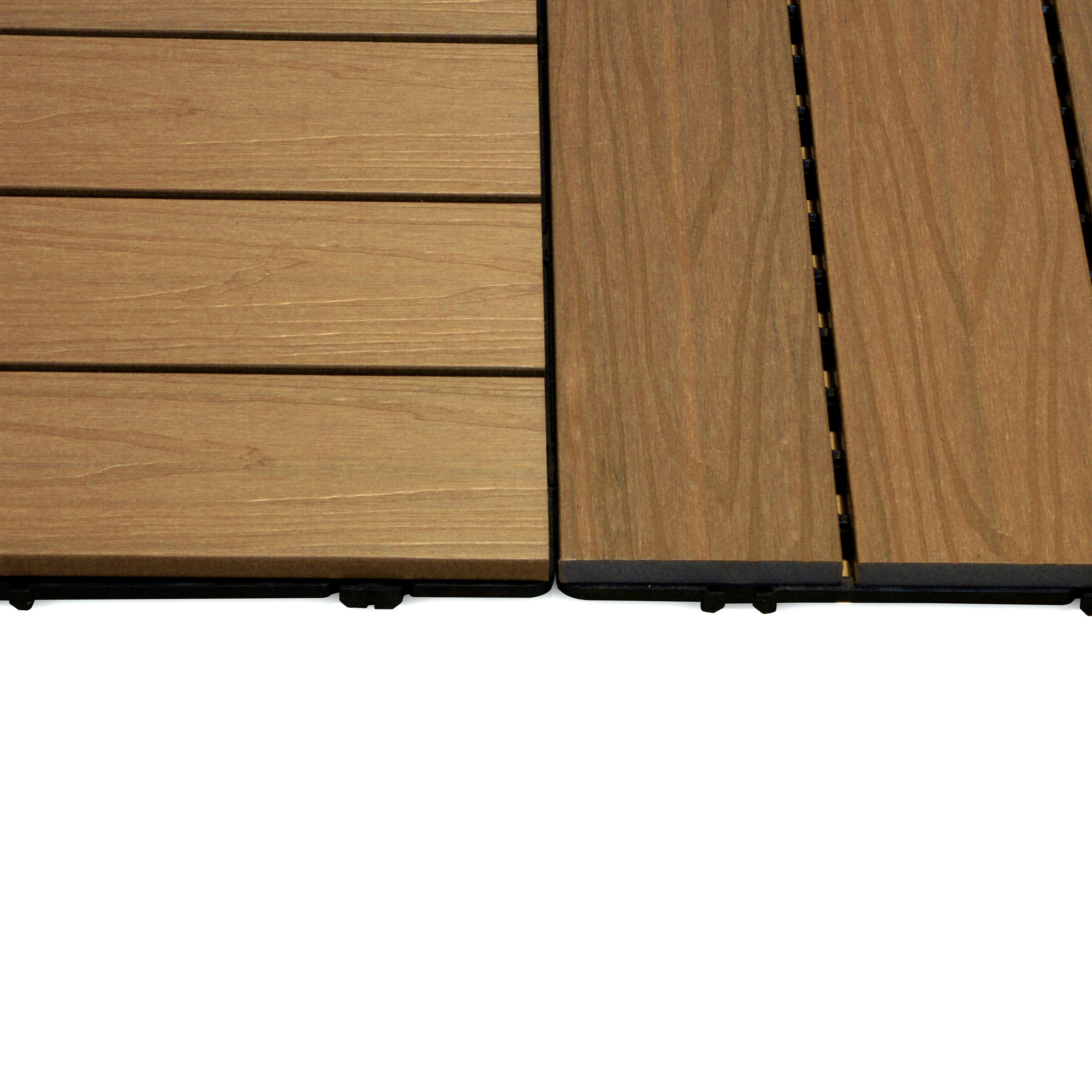 Pack 4 baldosas composite 50 x 50 cm y 25 mm marrón DIOCO - 4