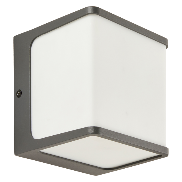 Kinkiet zewnętrzny ogrodowy Telin 1580 lm szary IP54 LED Inspire