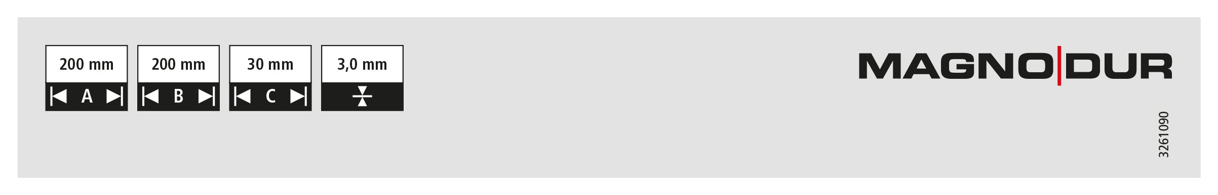 Equerre fenetre 200x200x30 revêtement extérieur MAGNODUR - 3