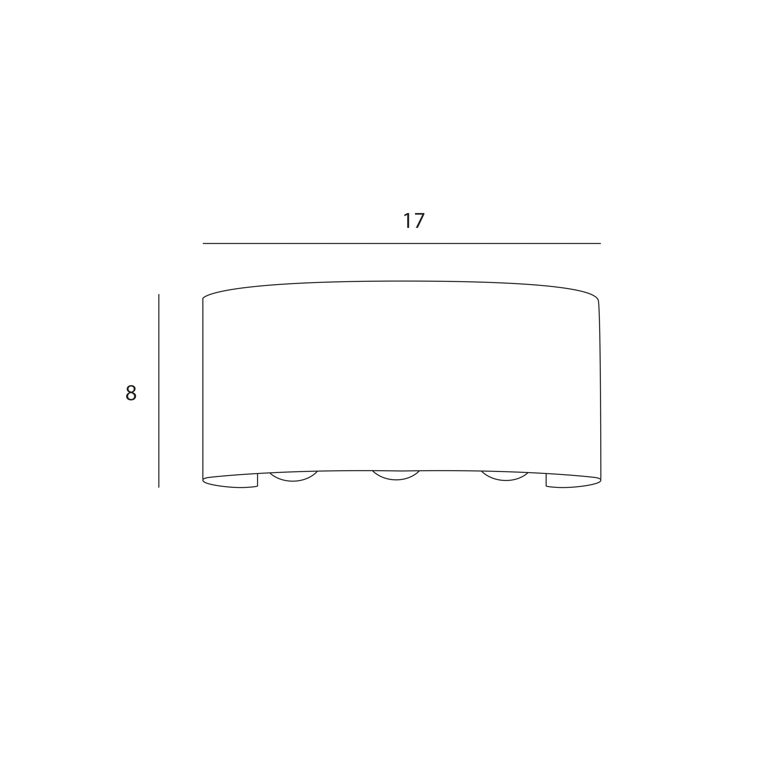 Kinkiet zewnętrzny Ortelo czarny LED Italux - 4
