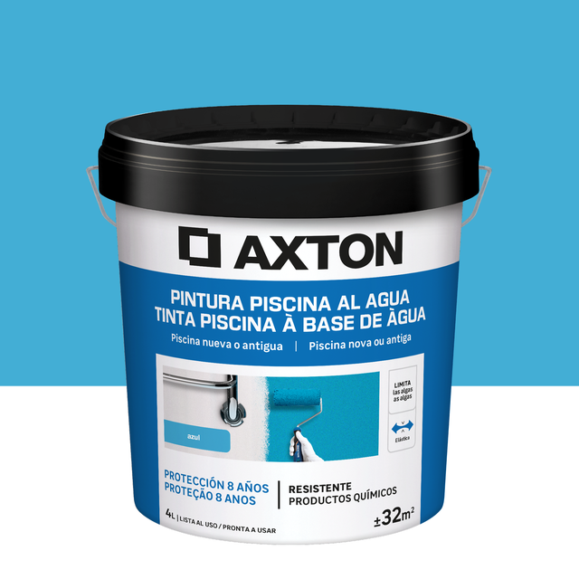 Tinta para piscinas 4 L Axton