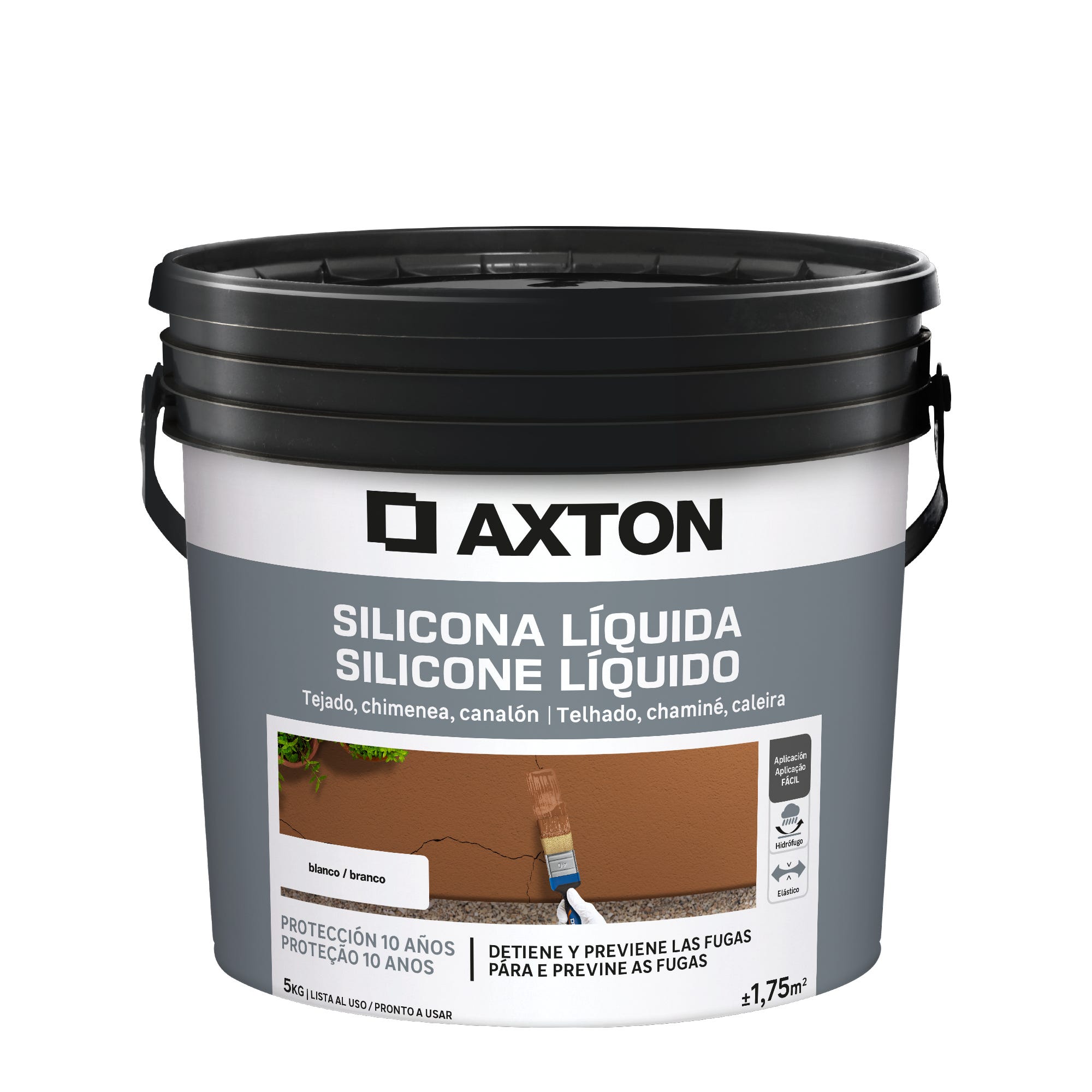 Silicona liquida AXTON 5kg blanco | Leroy Merlin