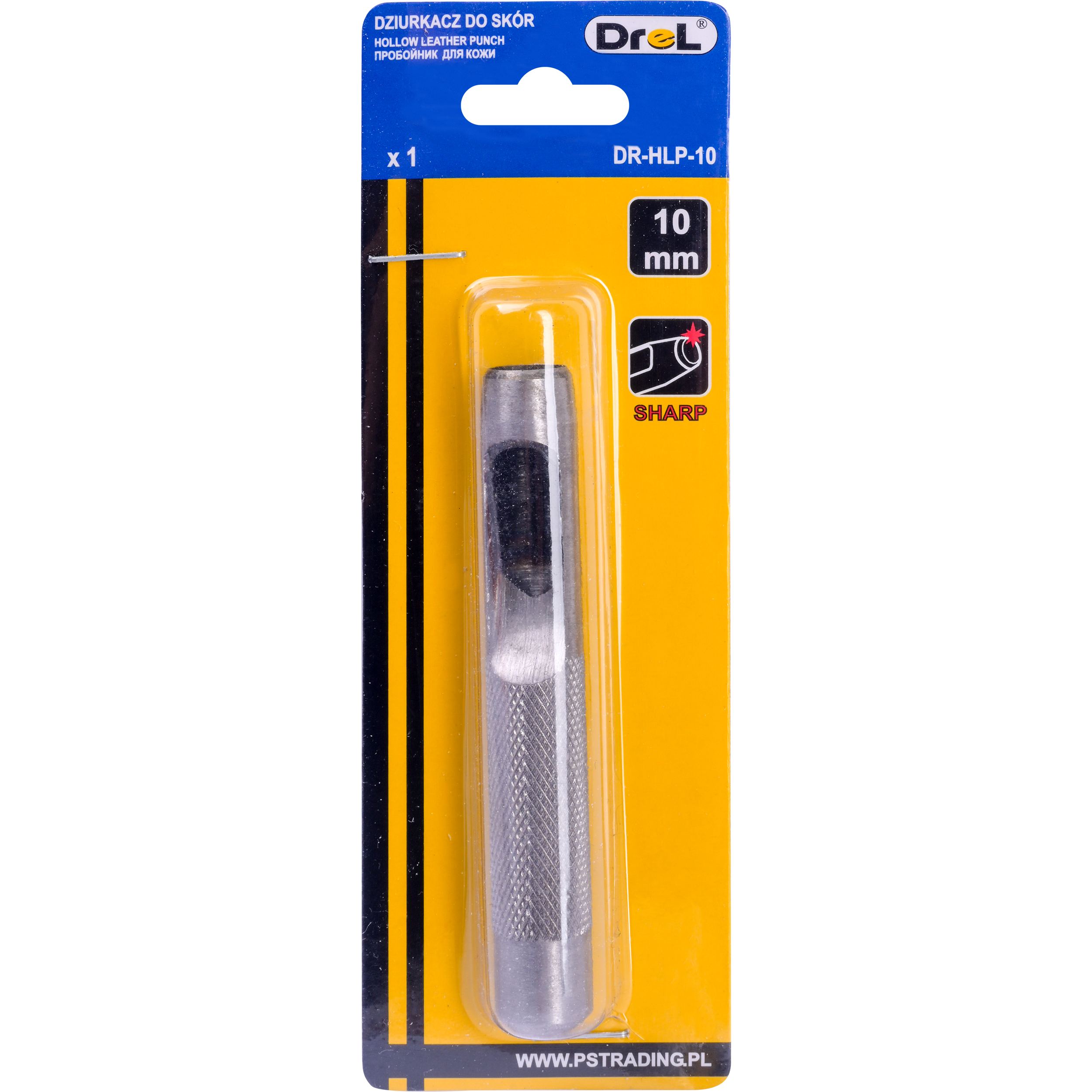 Dziurkacz do skór 10 mm DR-HLP-10 Drel - 2