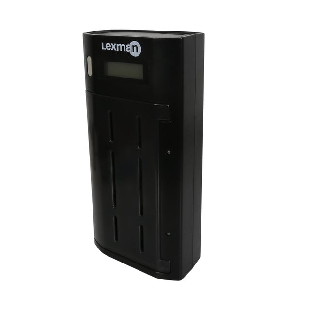 Chargeur de piles universel AA/AAA/C/D avec câble de recharge USB, Lexman
