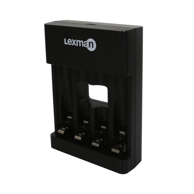 Chargeur de piles AA/AAA rapide USB, Lexman