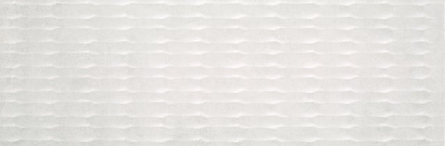 Azulejo cerámico Berlín efecto cemento white relieve 33x100 cm