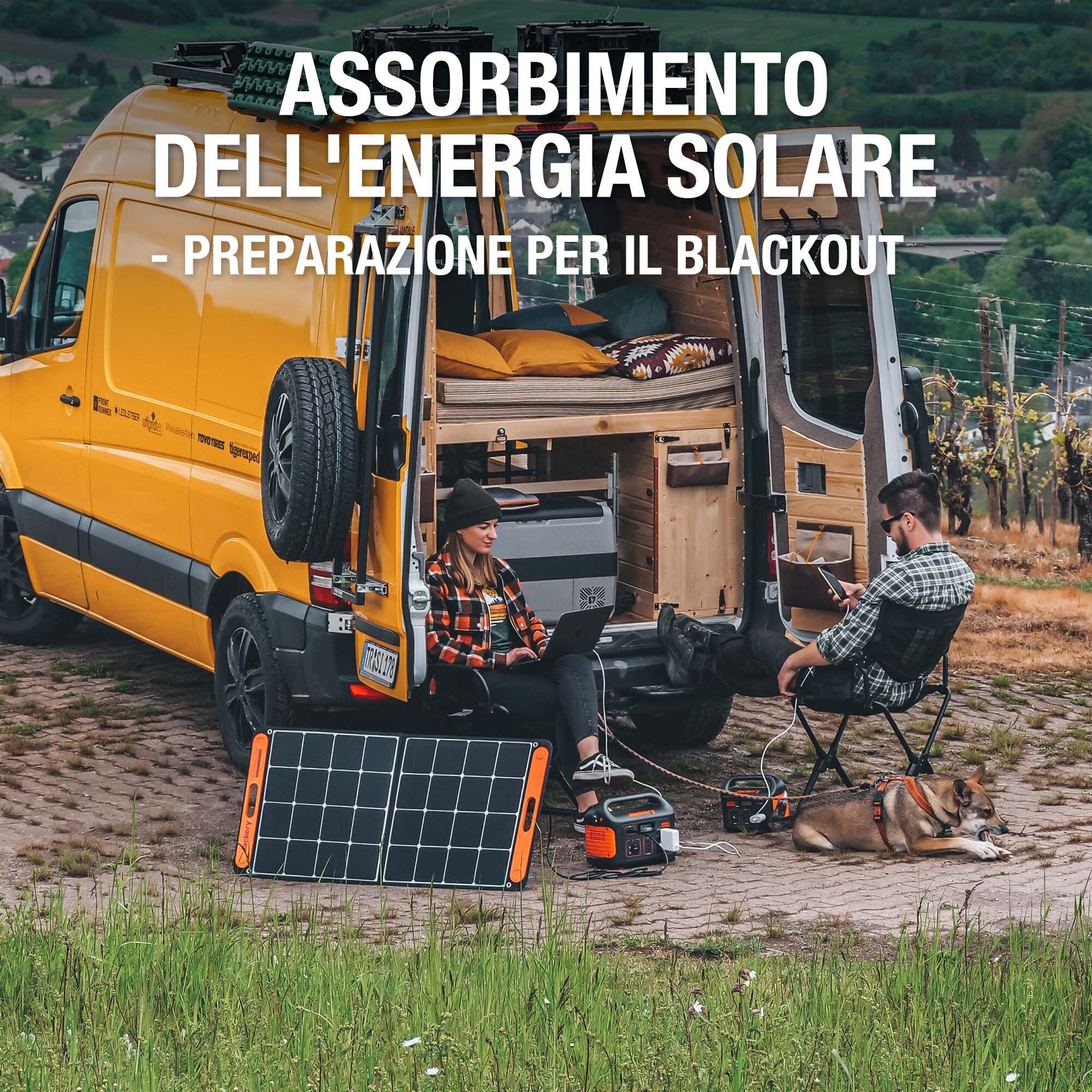 Pannello solare portatile monocristallino JACKERY SAGA 100W 28V L 90.5 x H 52.8 cm - 5