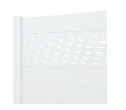Lame décorative ALIZE pour clôture CLOSIUM, Gris l. 200 x H. 30 cm - 5