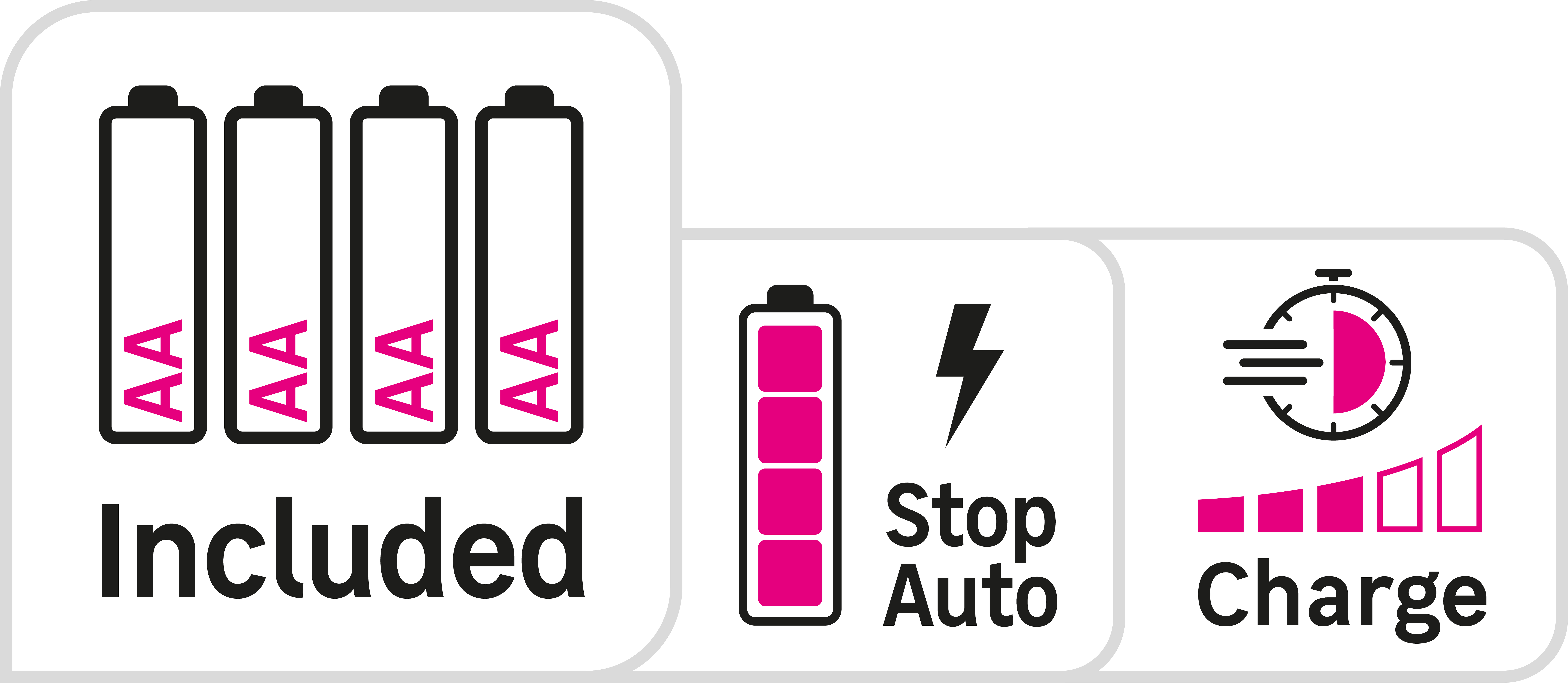 Ładowarka do akumulatorków AA/AAA + 4x 2500mAh AA LEXMAN - 8