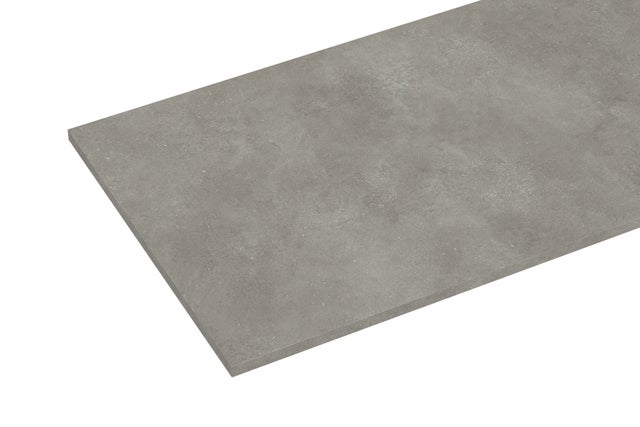 Plateau de table aggloméré béton, L.80 x l.120 cm x Ep.28 mm