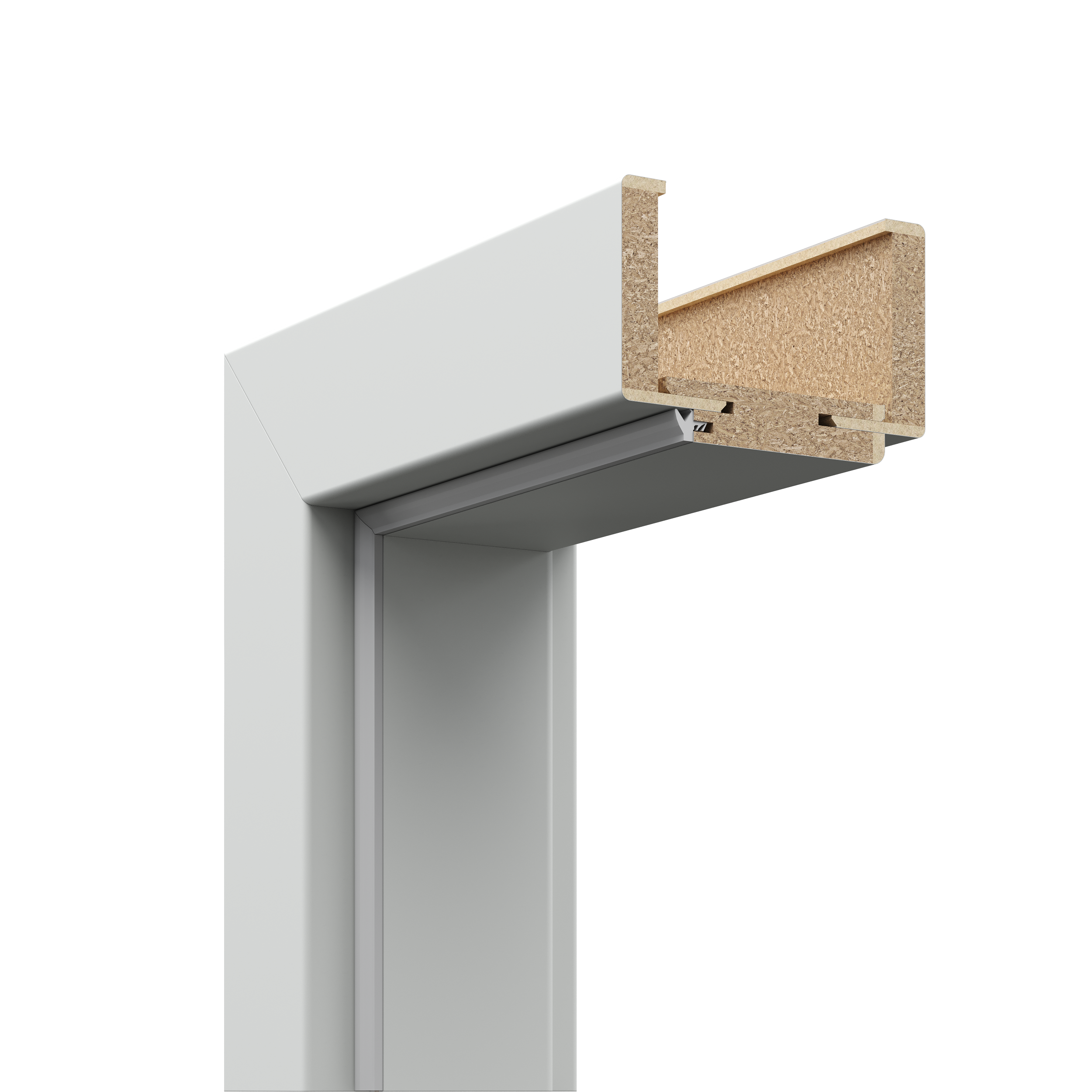 Ościeżnica regulowana 80 lewa szara zakres regulacji 140-160 mm Porta