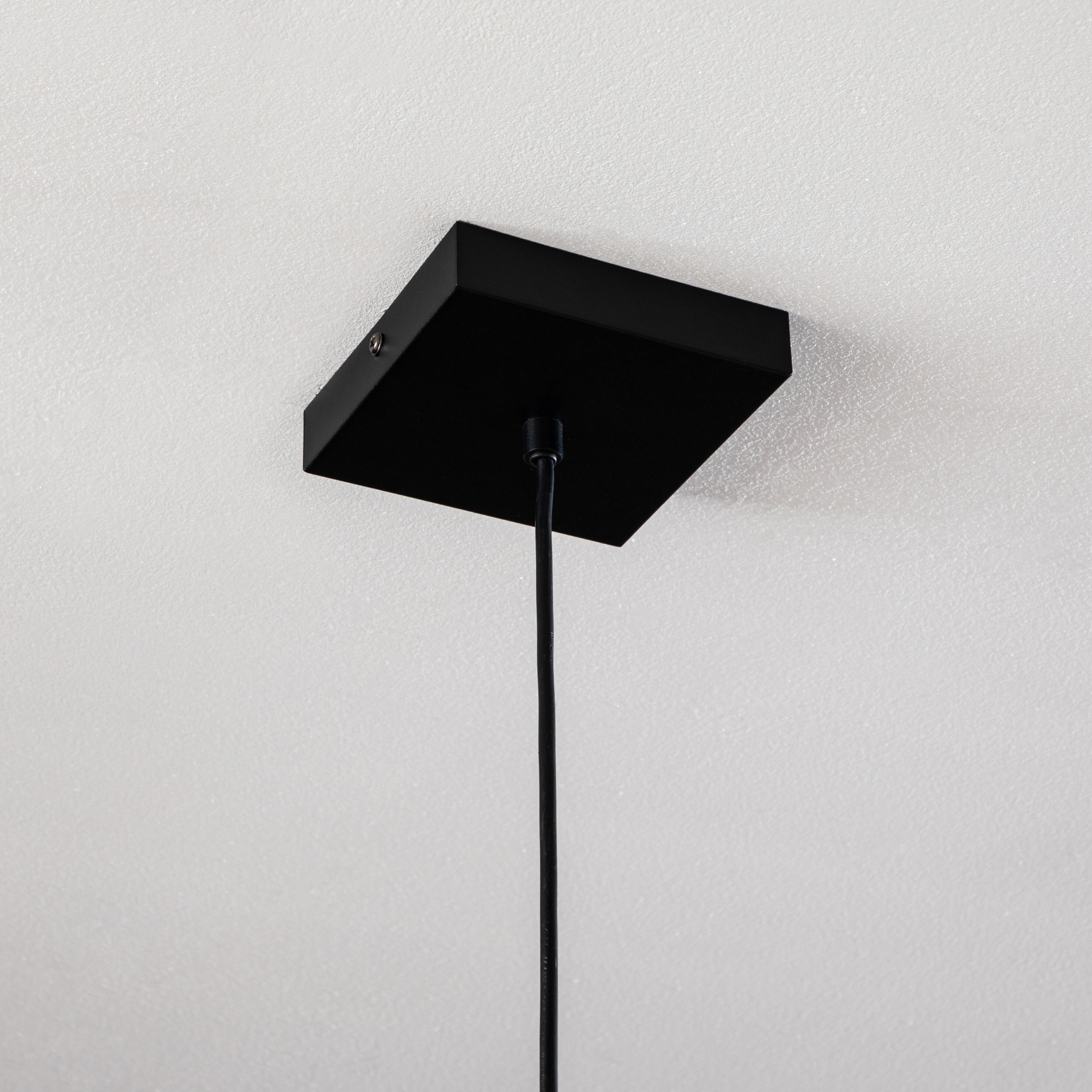 Candeeiro de teto suspenso INSPIRE ELGORT E27 3 LUZES METAL/MADEIRA PRETO - 26