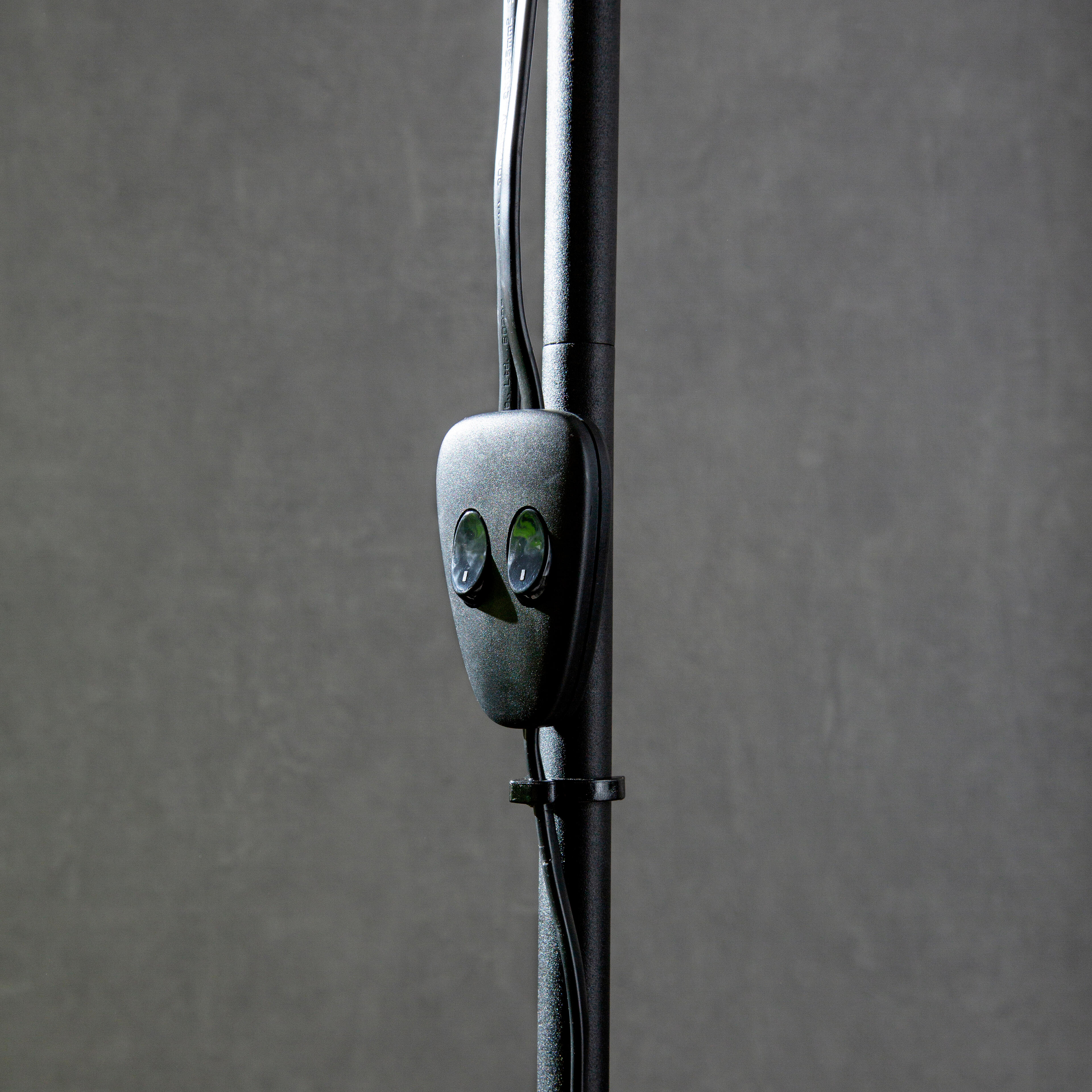 Candeeiro de pé INSPIRE TABODI 2 LUZES E27 METAL MADEIRAEIRA PRETO - 23