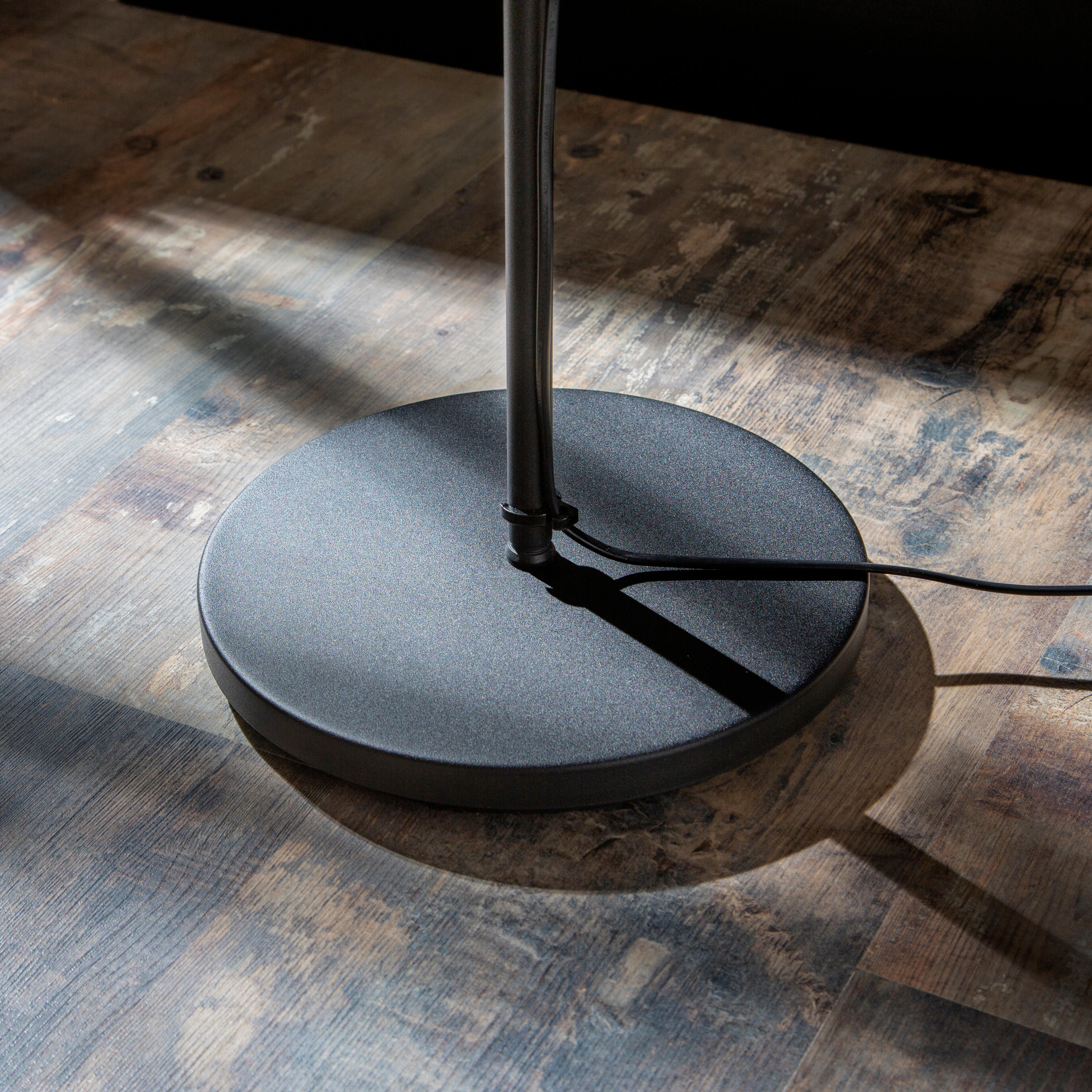 Candeeiro de pé INSPIRE TABODI 2 LUZES E27 METAL MADEIRAEIRA PRETO - 22