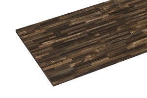 Tablette décor lamellé brun, L.250 x l.50 cm x Ep.18 mm