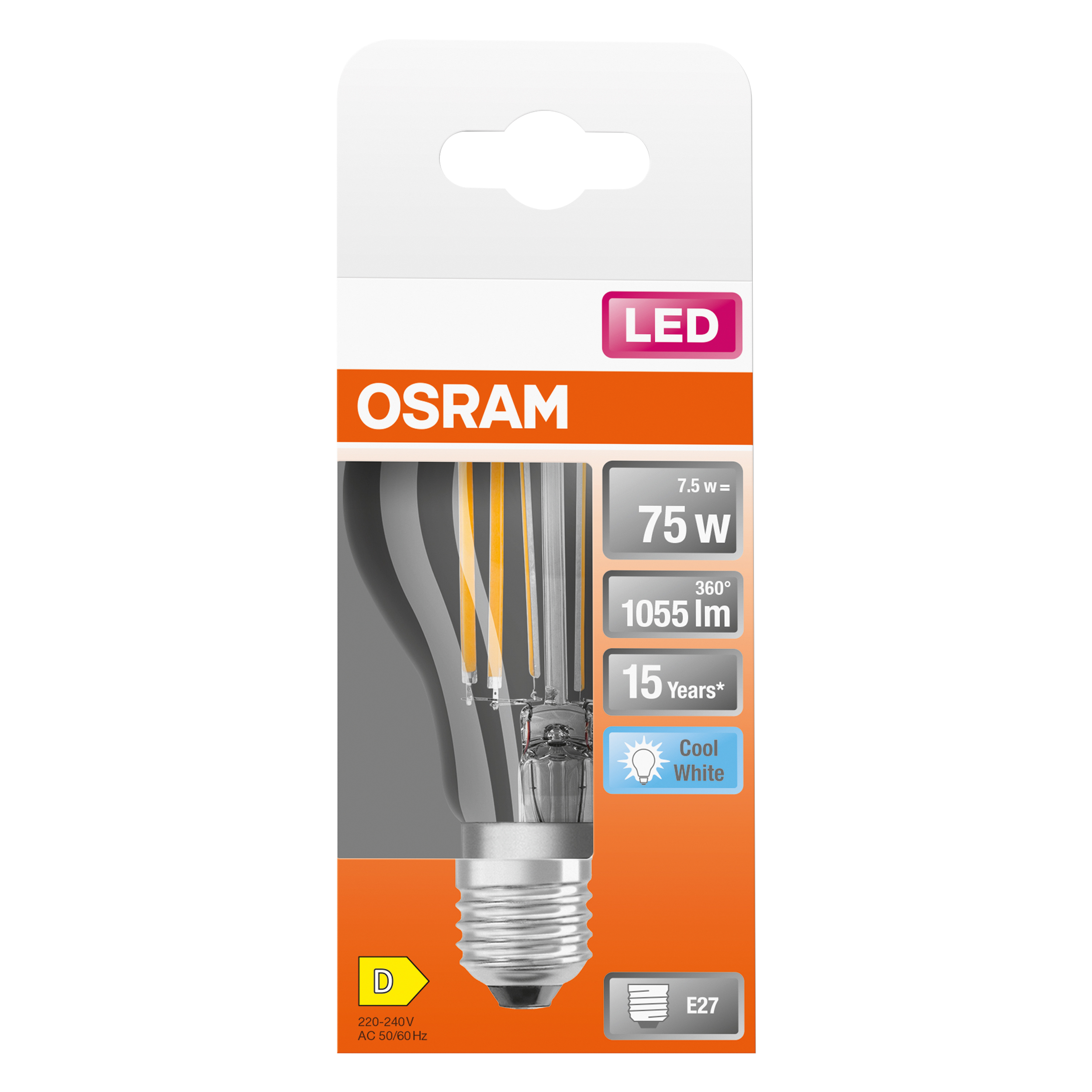 Żarówka LED E27 7,5 W 1055 lm Neutralna biel Osram - 3