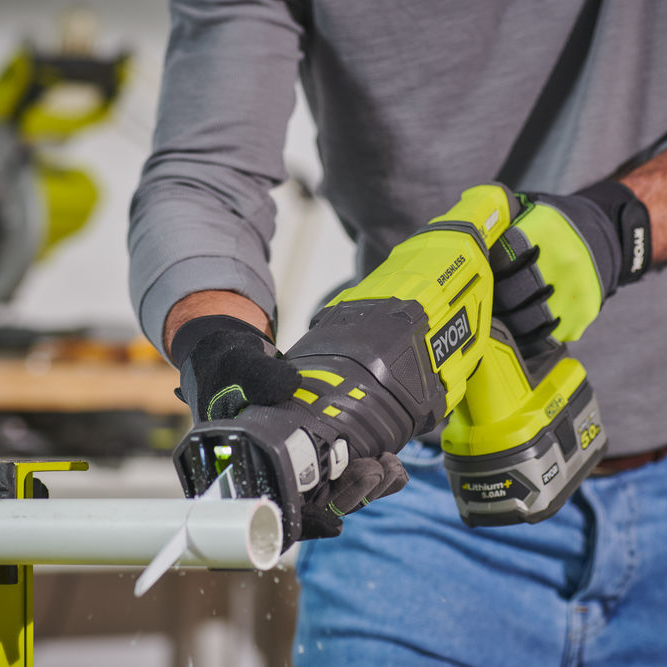 Scie sabre sans fil RYOBI R18RS-0 0 batteries - 6