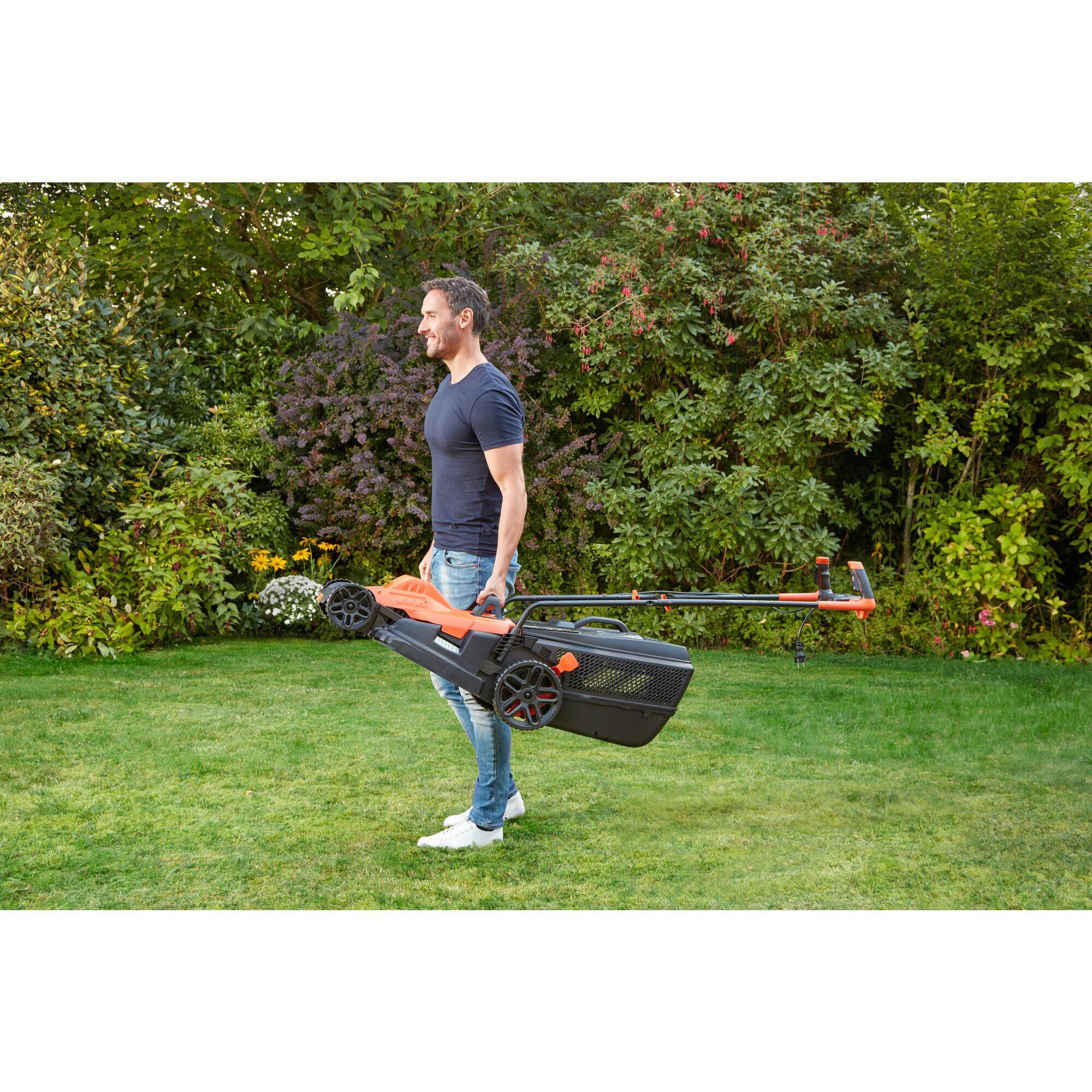 Tondeuse électrique BLACK + DECKER, 1800 W, 220-240 V, l.42 cm - 4