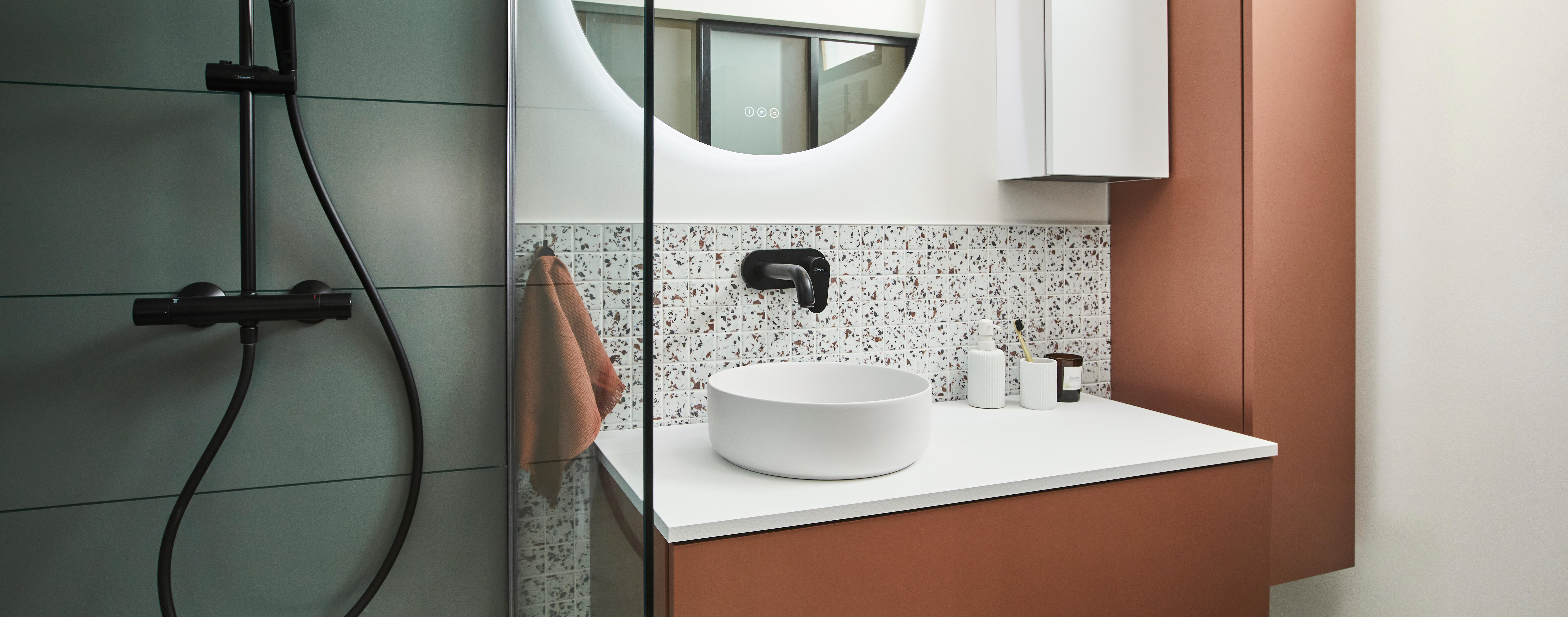 1 plaque de mosaïque Terrazzo 29.8 x 29.8 cm MAT INTER - 3
